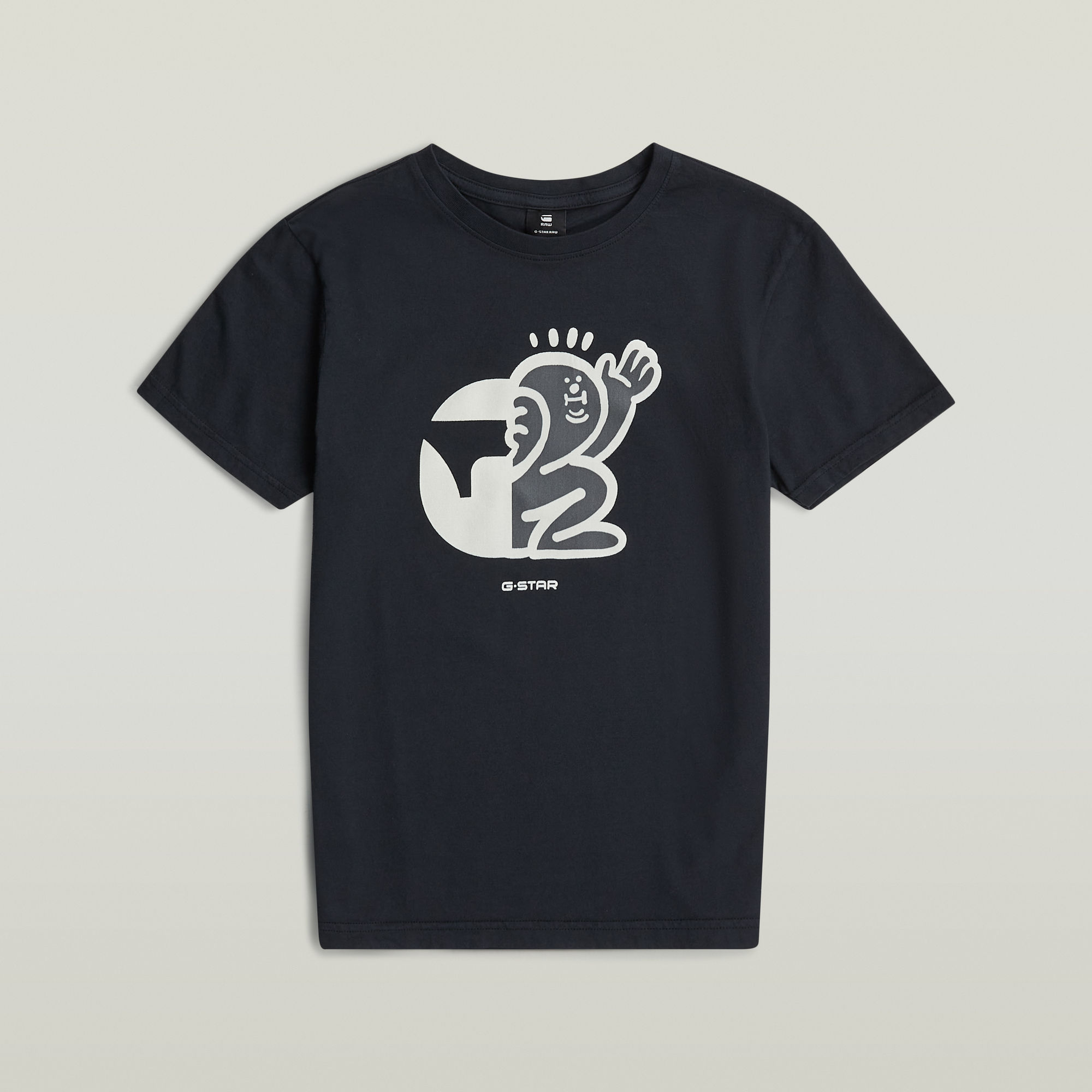 Thumbnail - Boys Base T-Shirt - Dunkelblau - jungen