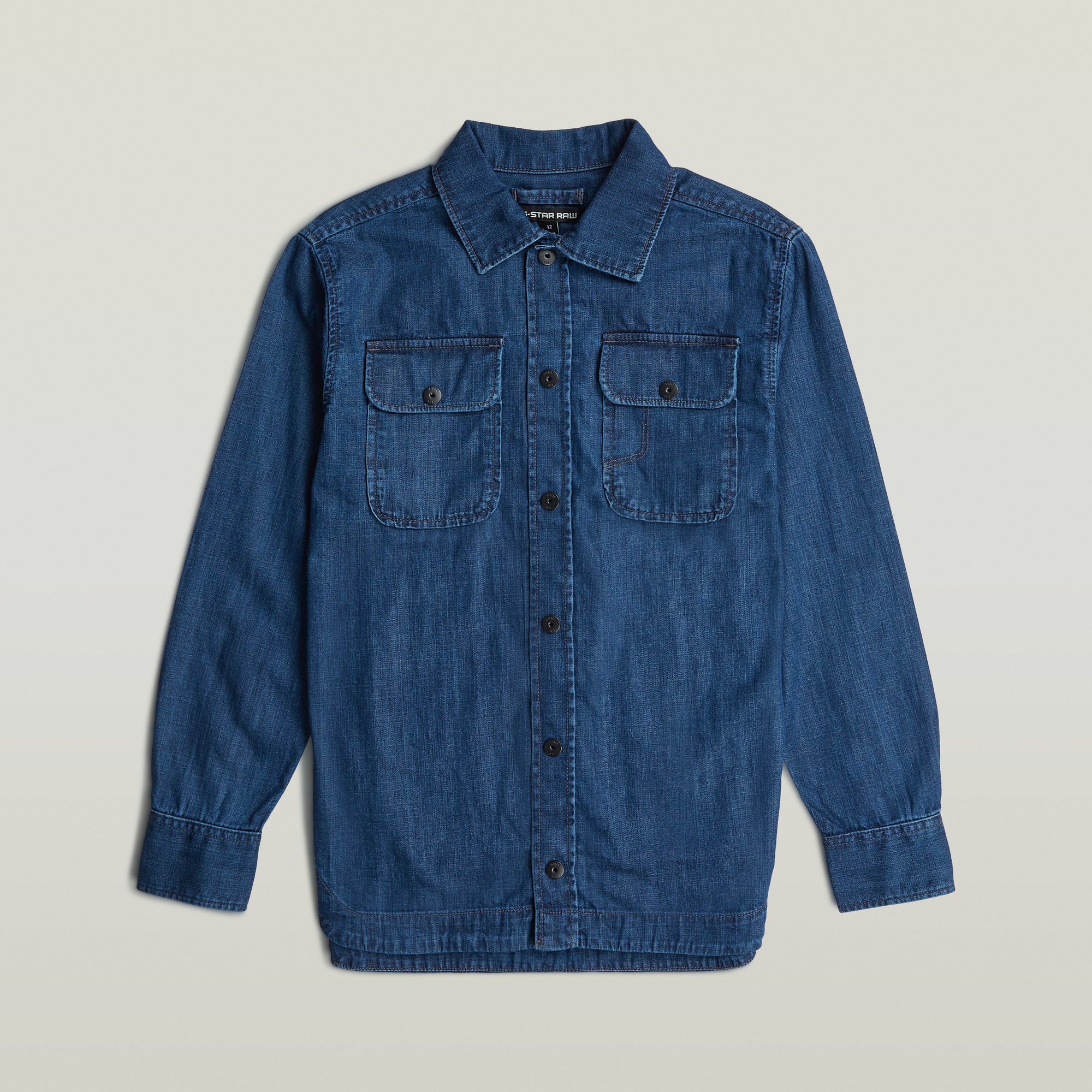 Thumbnail - Boys GPO Overshirt - Dunkelblau - jungen