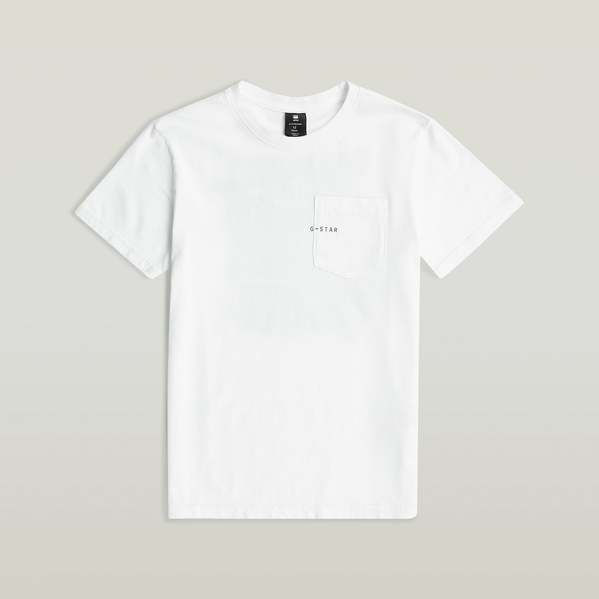 Thumbnail - Boys Base Pocket T-Shirt - Weiß - jungen