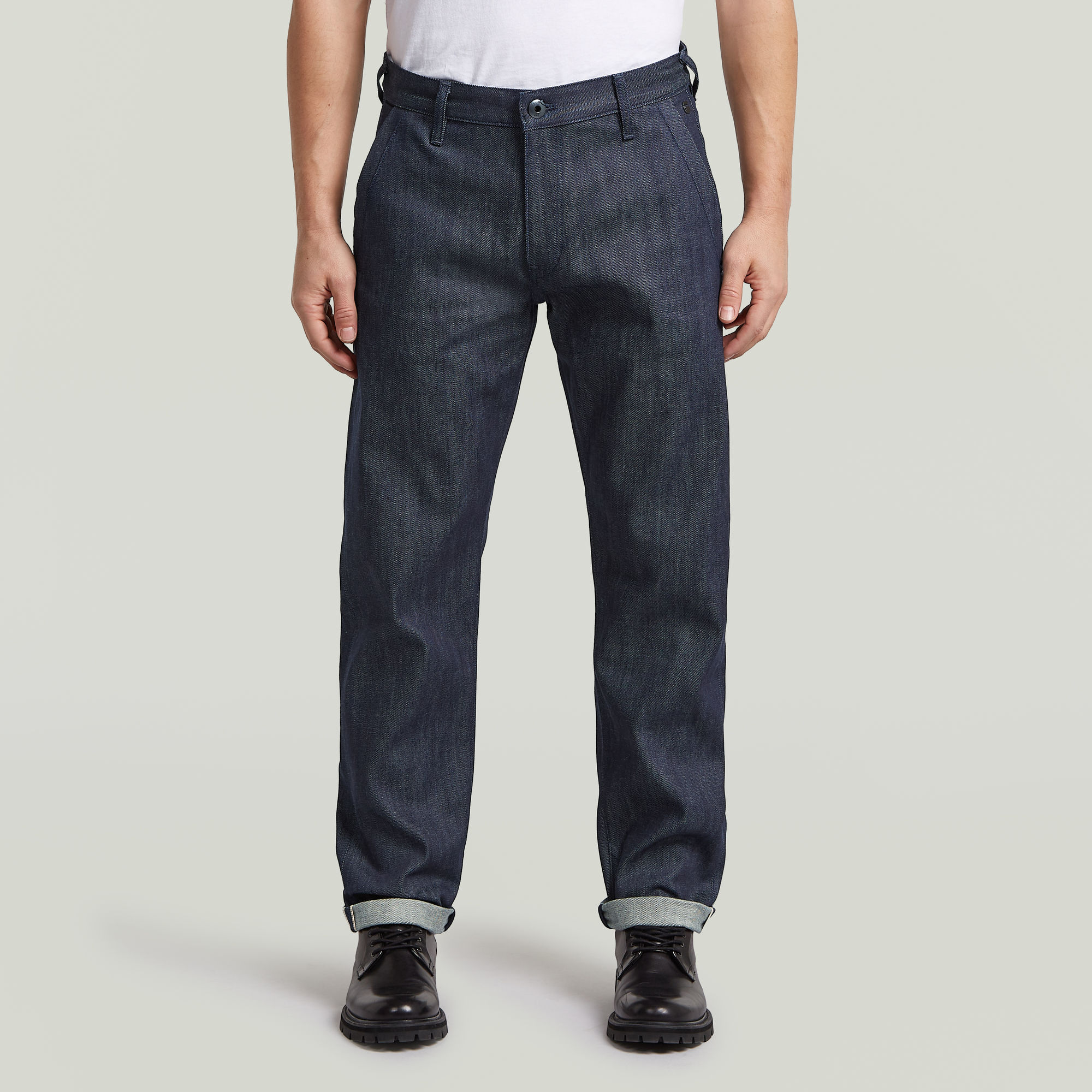 

The Otto - Correct Morry Selvedge Chino - Dark blue - Men