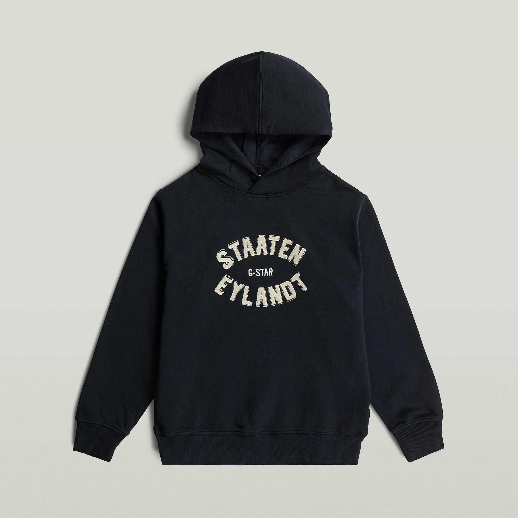 Thumbnail - Boys Rand Hoodie Sweatshirt - Dunkelblau - jungen