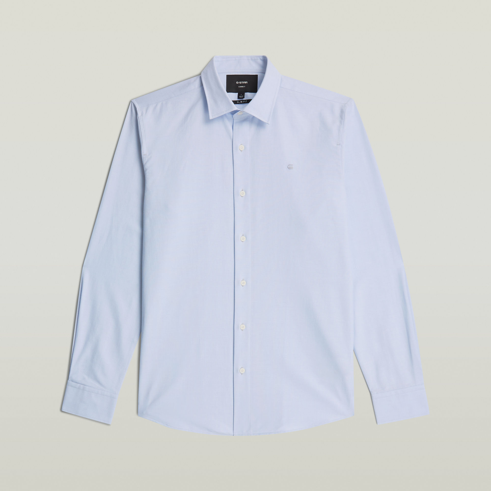 Thumbnail - The Hendrik - Correct Slim Hemd - Hellblau - Herren