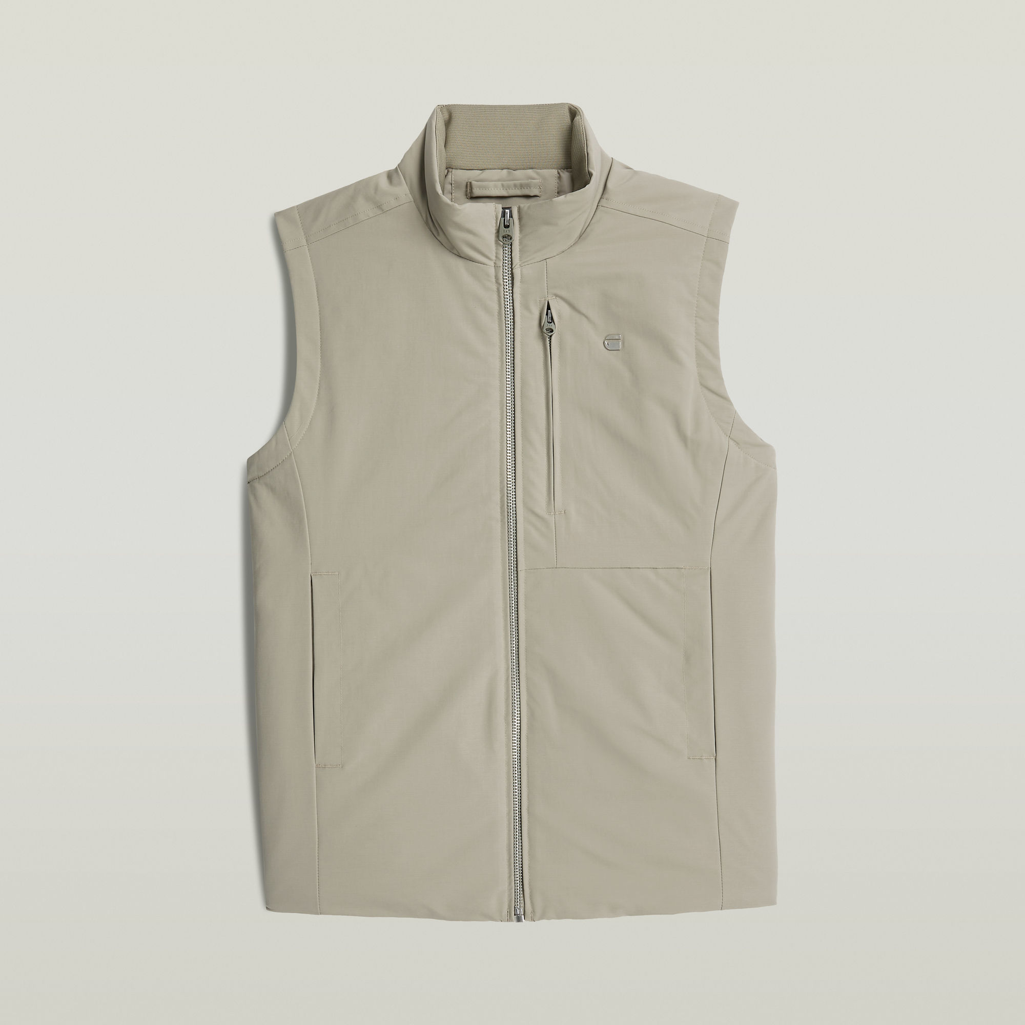 Thumbnail - The Fredrik - Correct Padded Weste - Beige - Herren