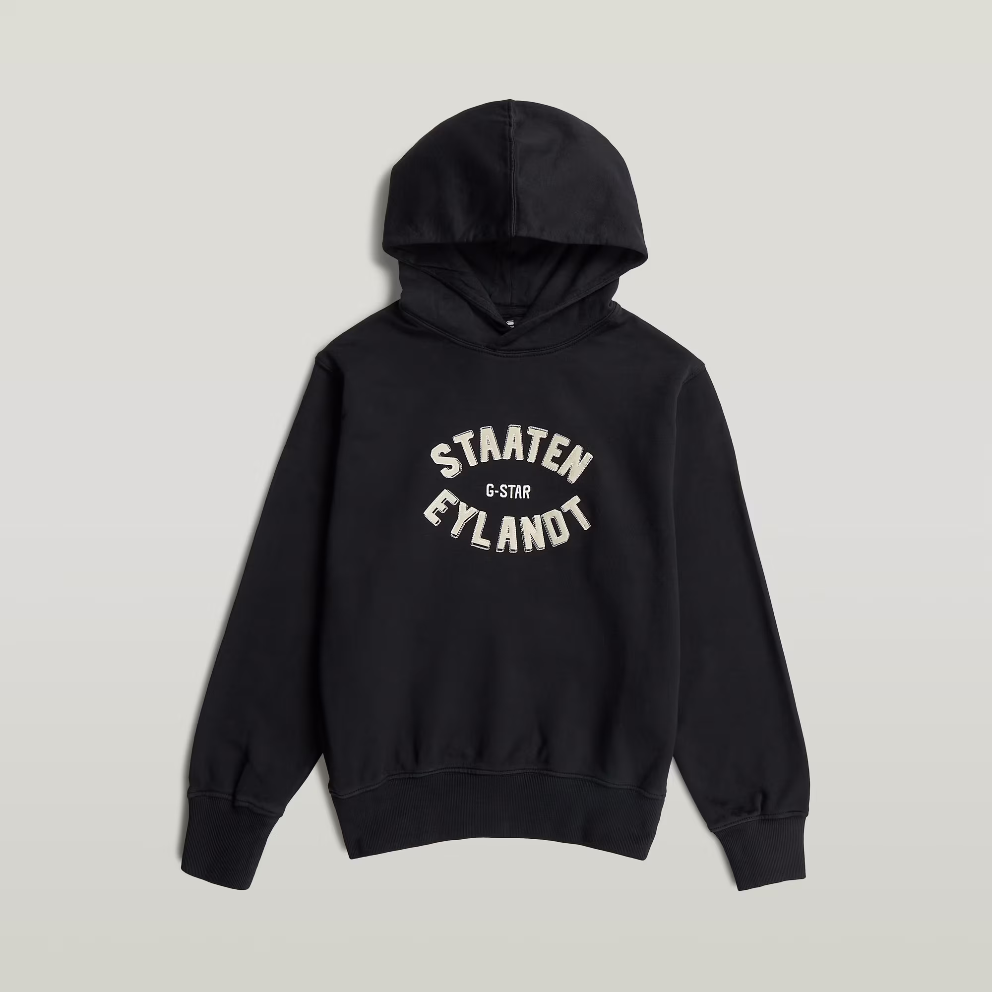 Thumbnail - Boys Rand Hoodie Sweatshirt - Schwarz - jungen