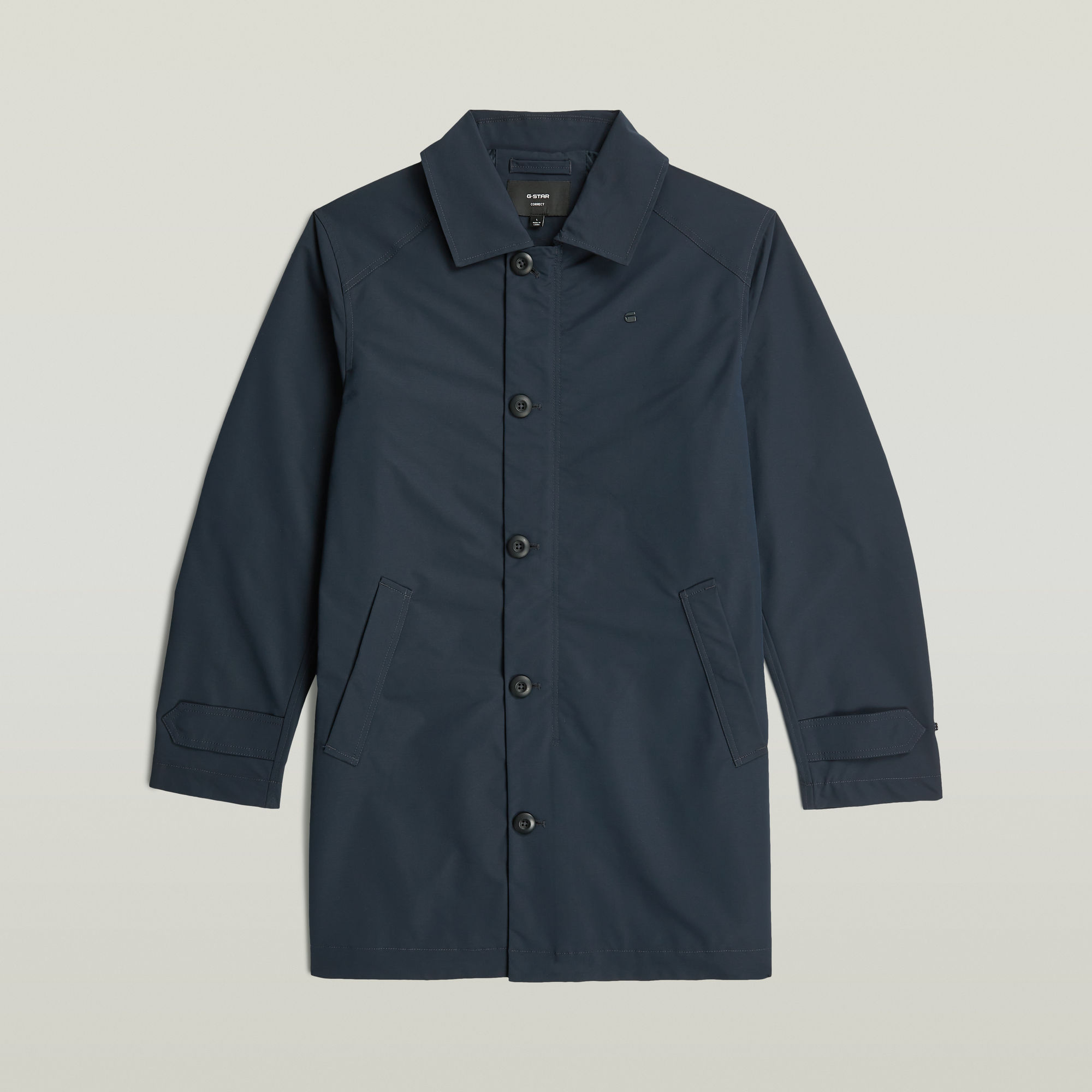 Julius Correct Trenchcoat - Dunkelblau - Herren