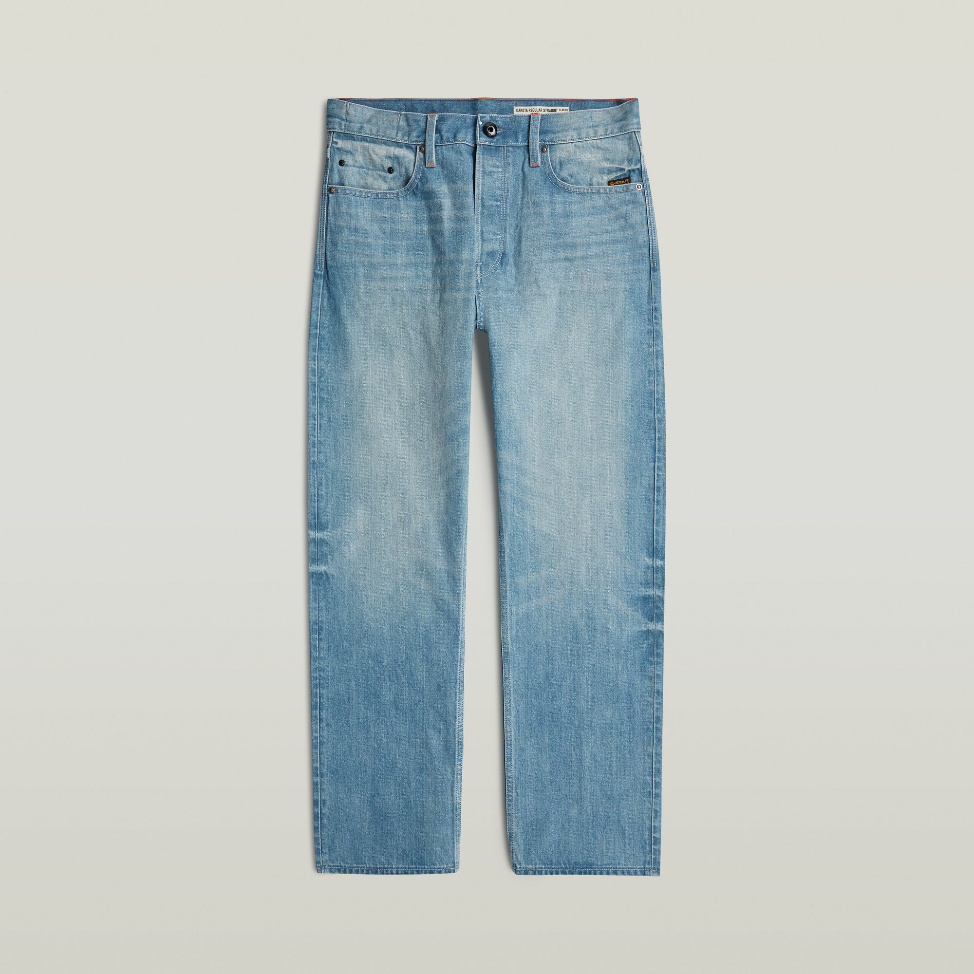 

Dakota Regular Straight Jeans - Midden blauw - Heren