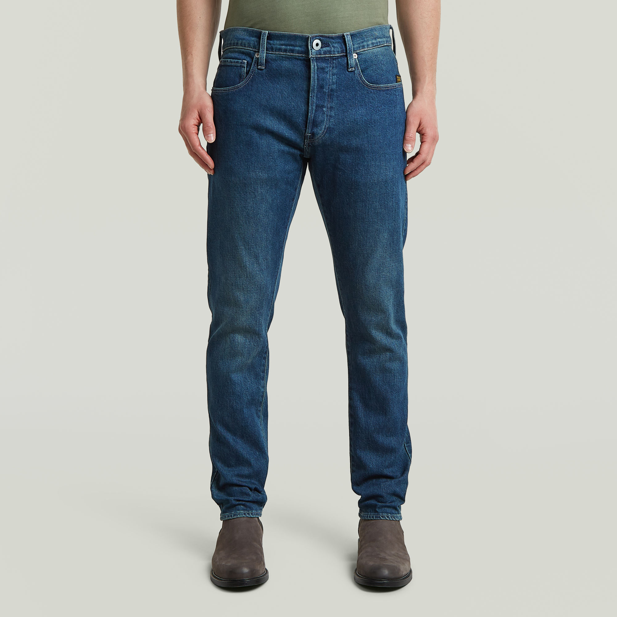 

3301 Slim Jeans - Donkerblauw - Heren