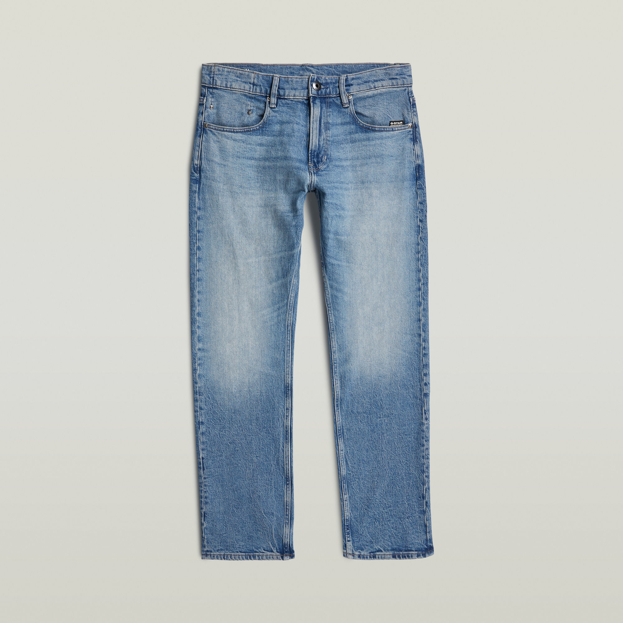 Thumbnail - Mosa Straight Jeans - Hellblau - Herren