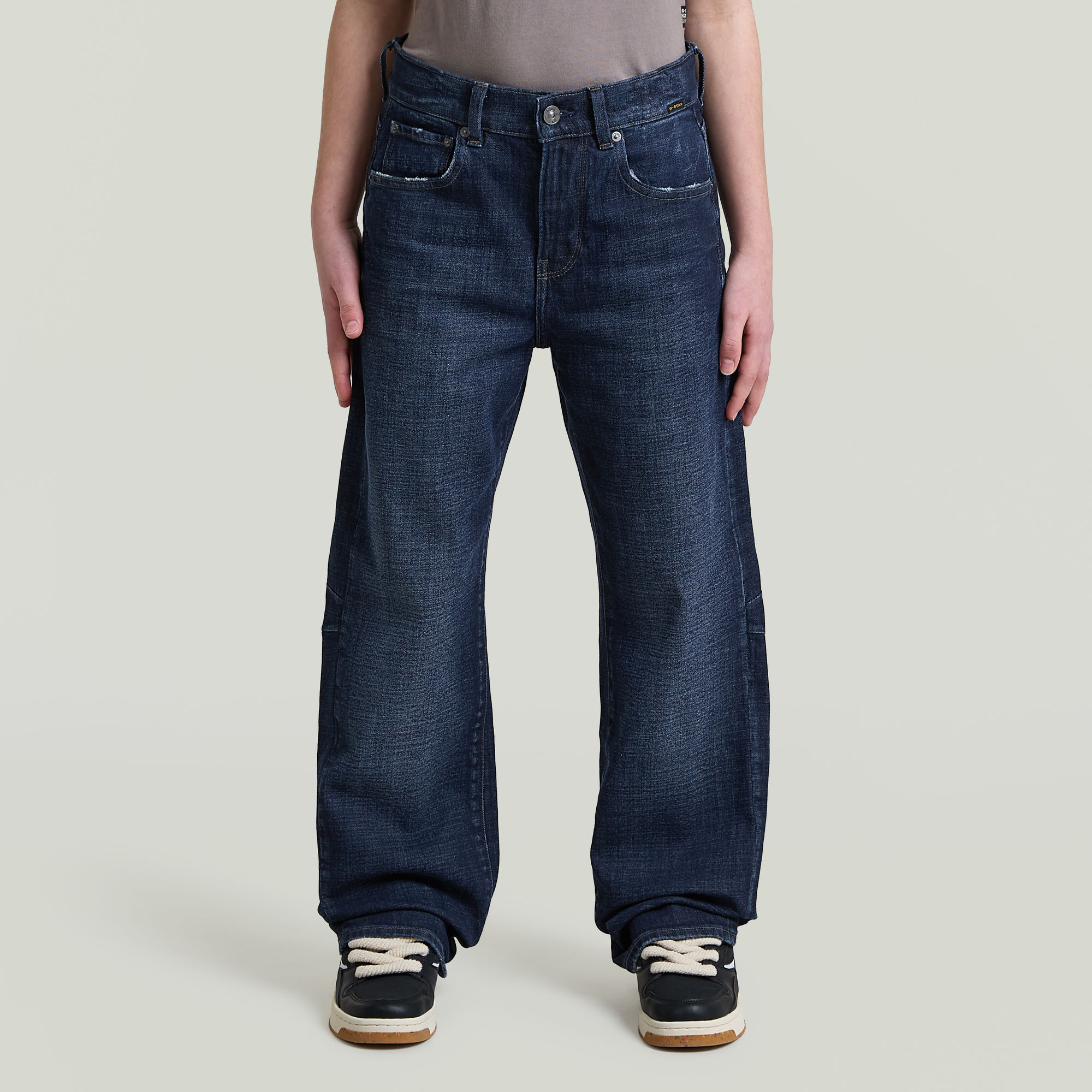 Girls Bowey Boyfriend Jeans - Mittelblau - mädchen