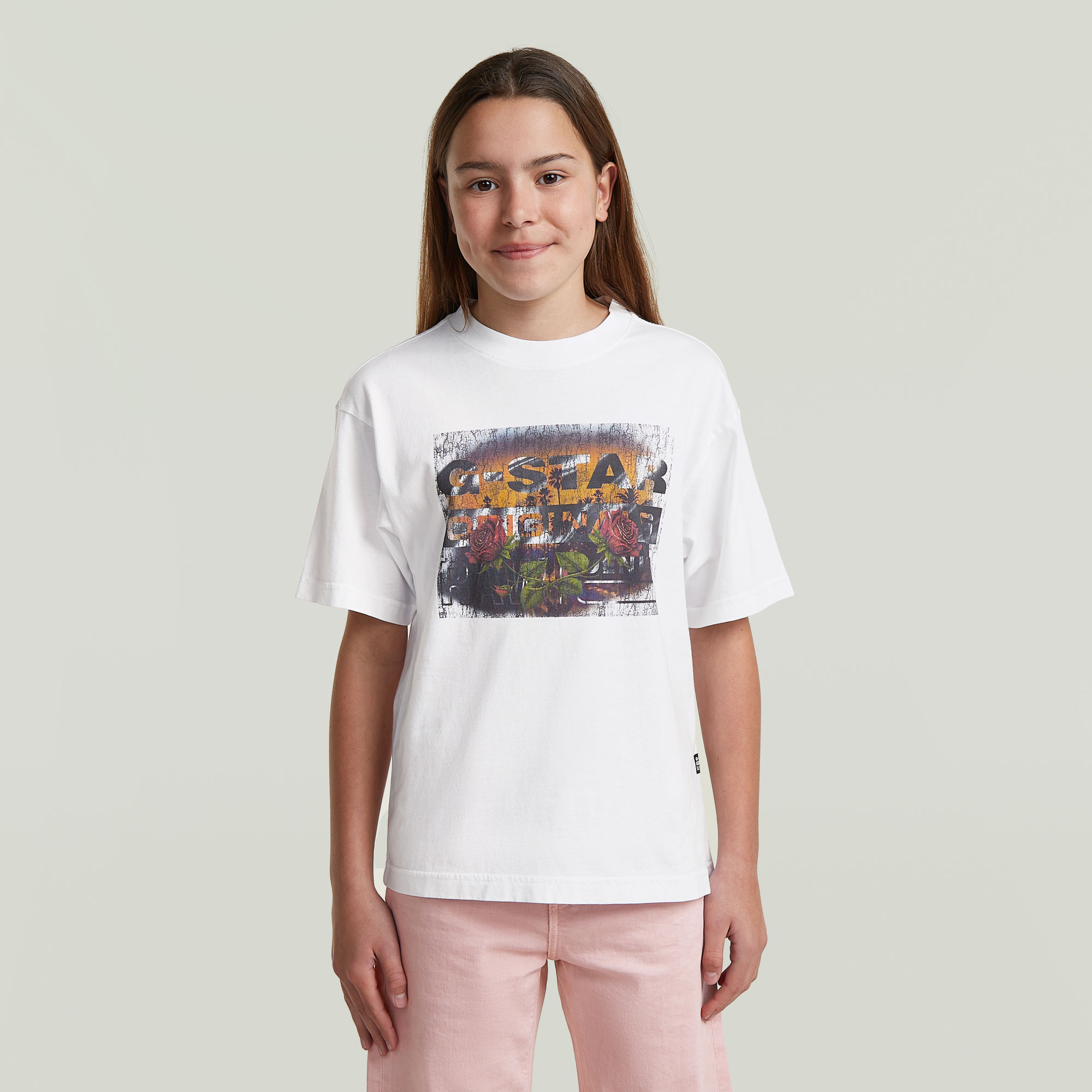 

Oversized Top voor meisjes - Wit - meisjes