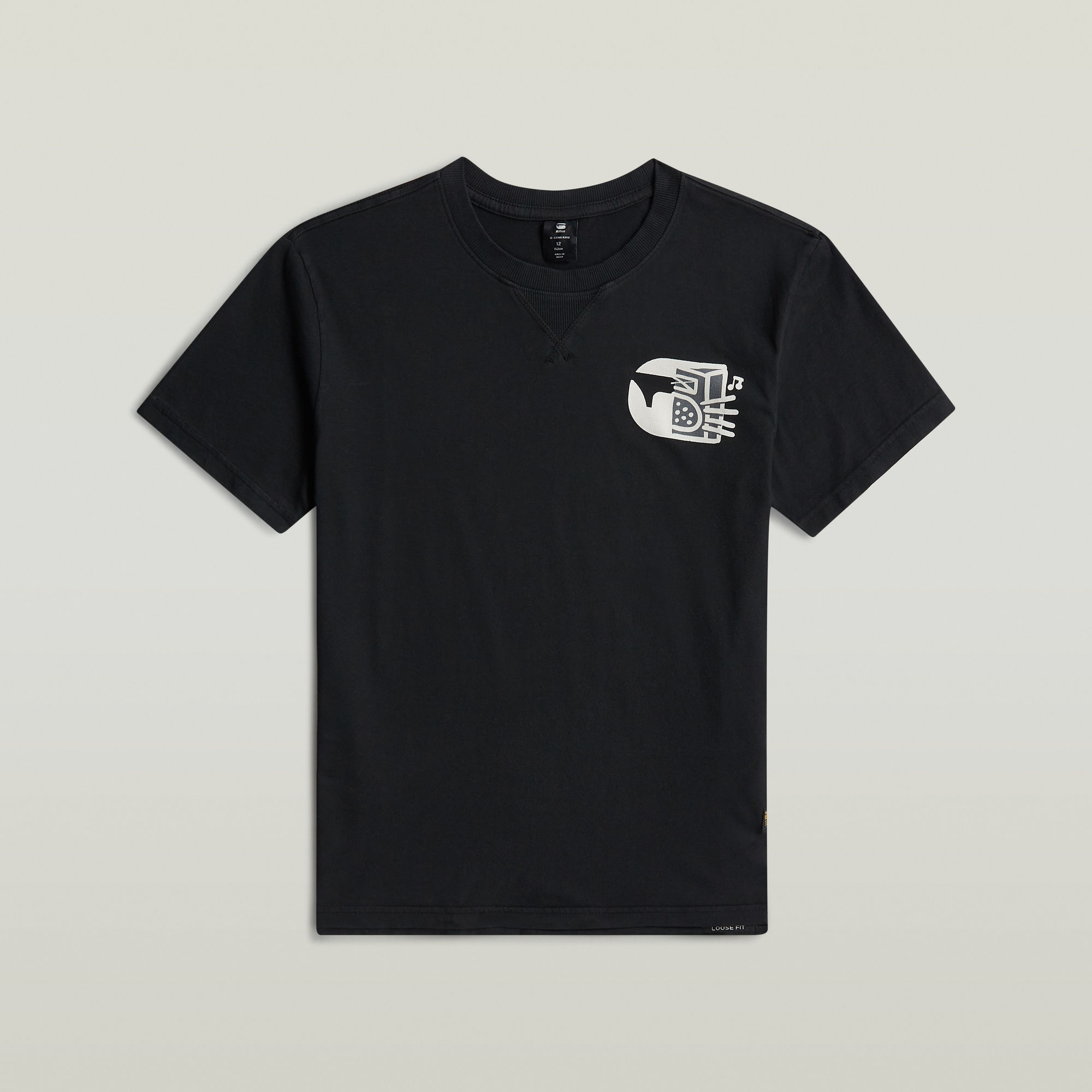 Boys Nifous T-Shirt - Schwarz - jungen