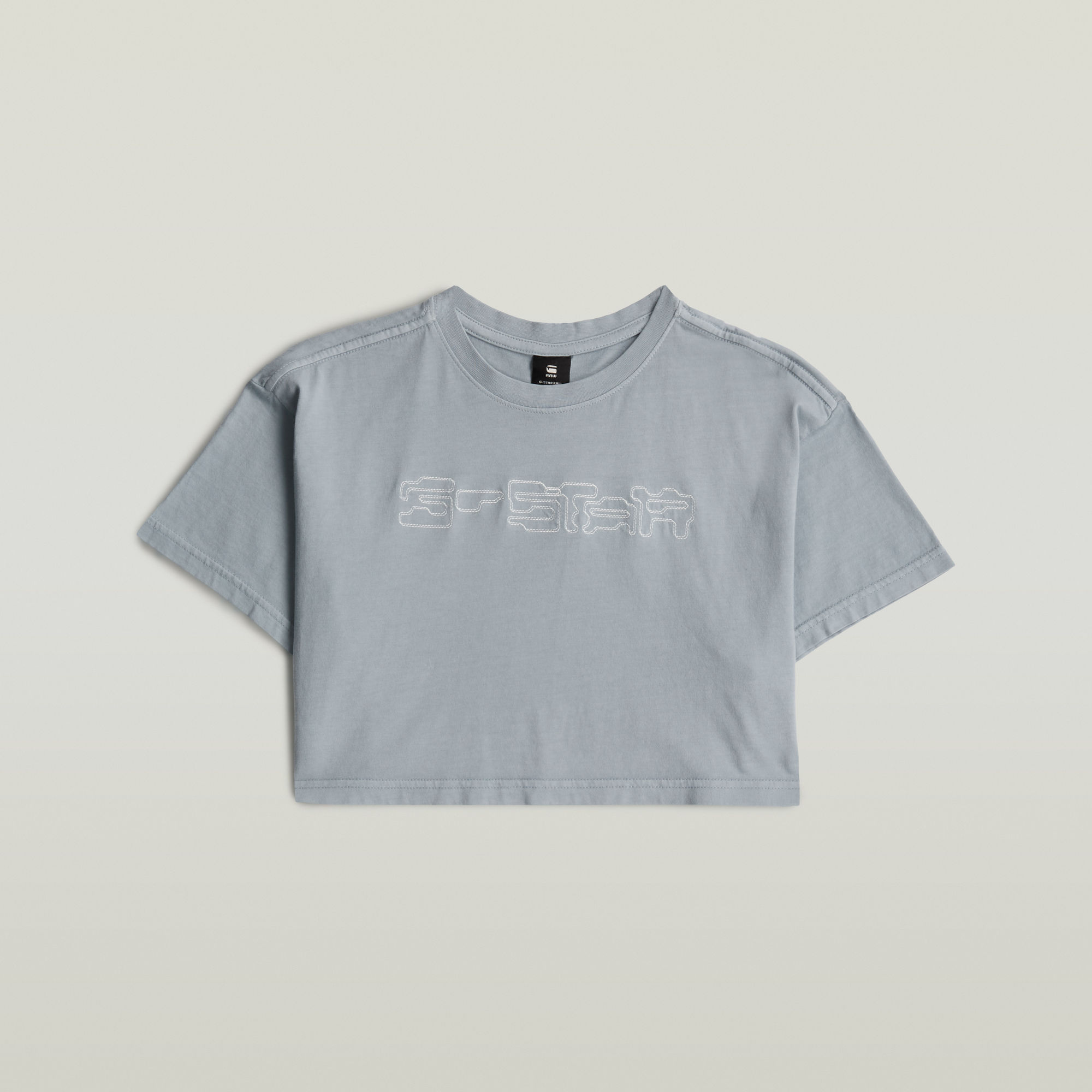 Girls Boxy Cropped T-Shirt - Hellblau - mädchen