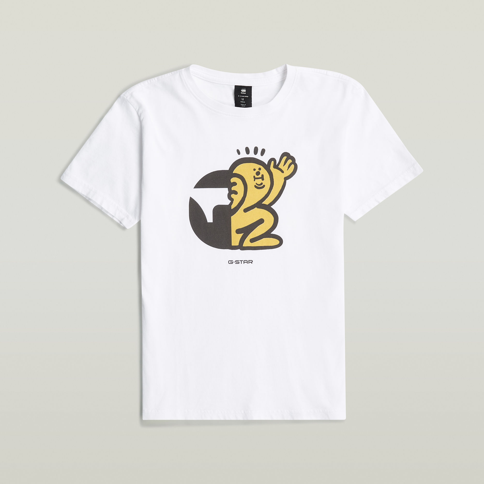 

Base T-Shirt voor jongens - Wit - jongens