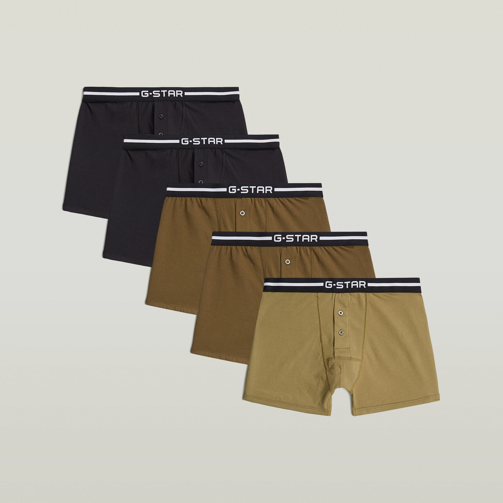 

Boxer Button Brief 3-Pack - Multi color - Men