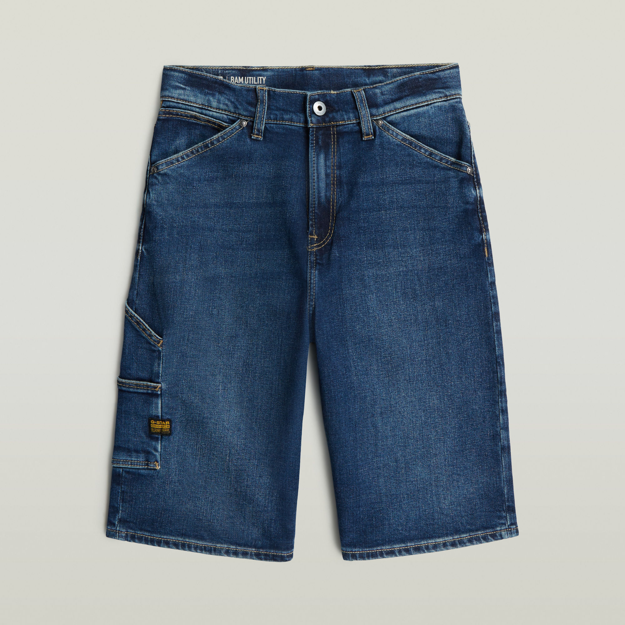 

Bam Utility Short voor jongens - Midden blauw - jongens