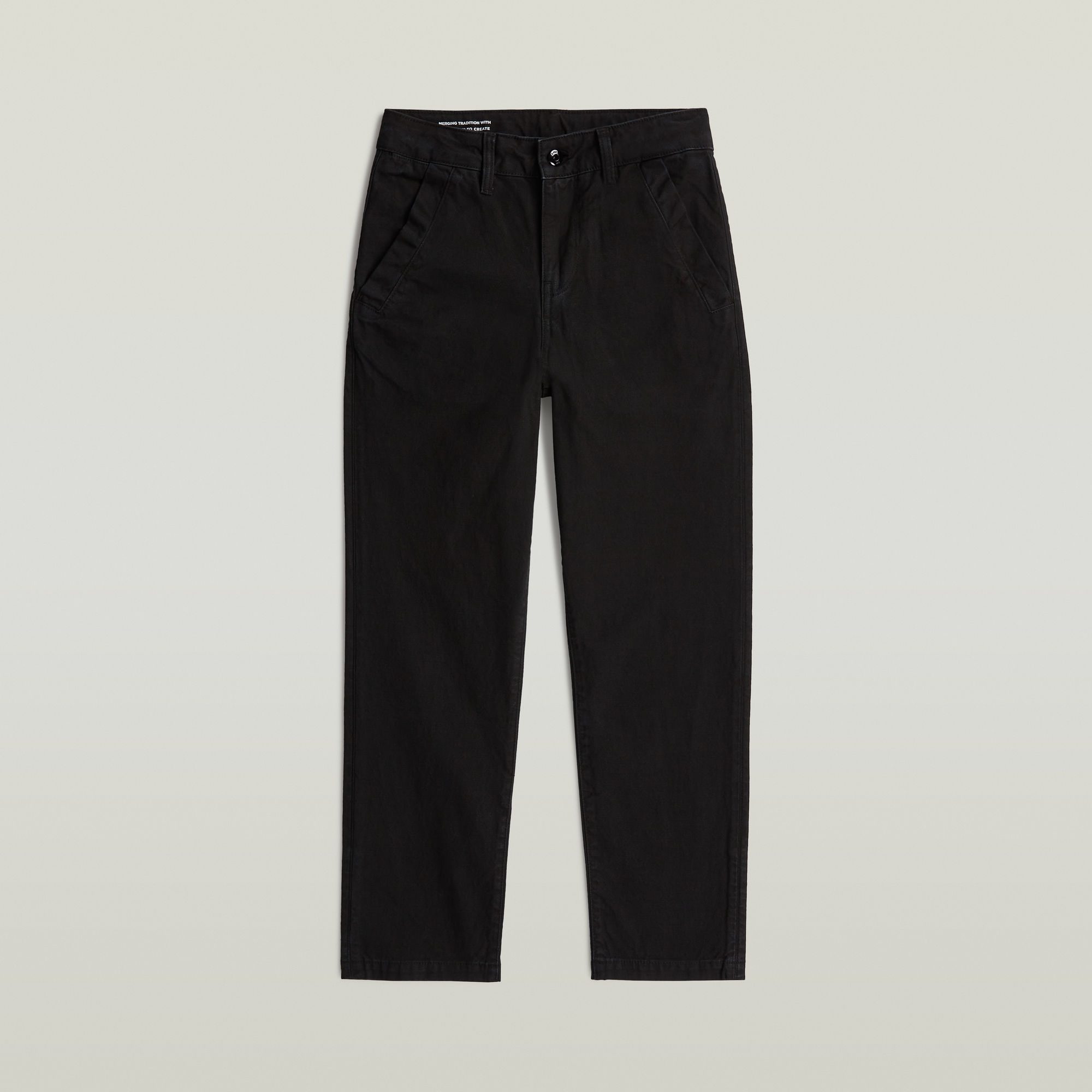 

Morry Tapered Chino voor jongens - Zwart - jongens