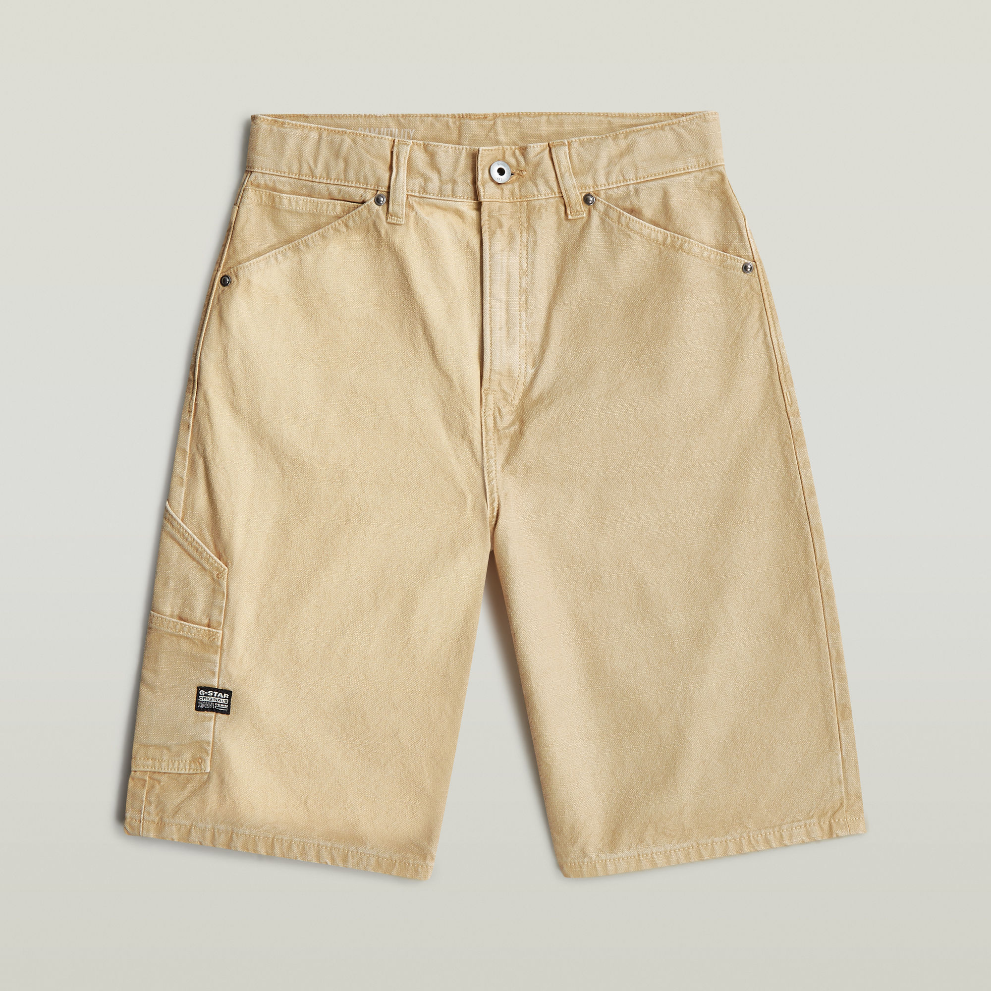 Boys Bam Utility Shorts - Beige - jungen