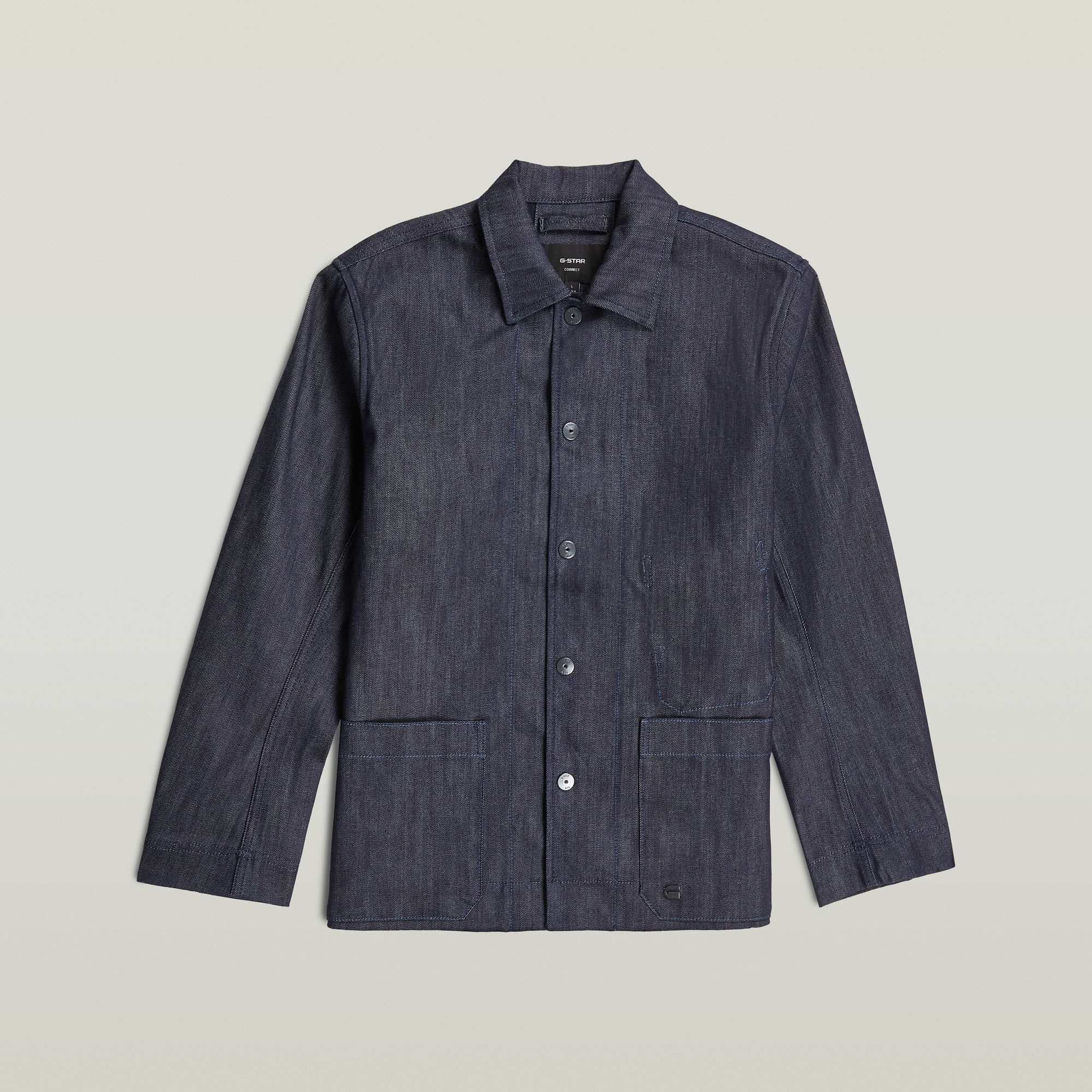 

Correct - Casper Slim Selvedge Overshirt - Donkerblauw - Heren