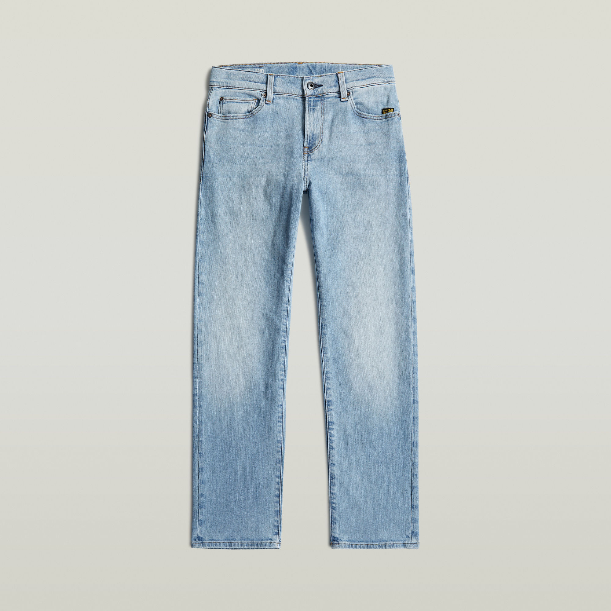 Thumbnail - Boys 3301 Straight Tapered Jeans - Hellblau - jungen