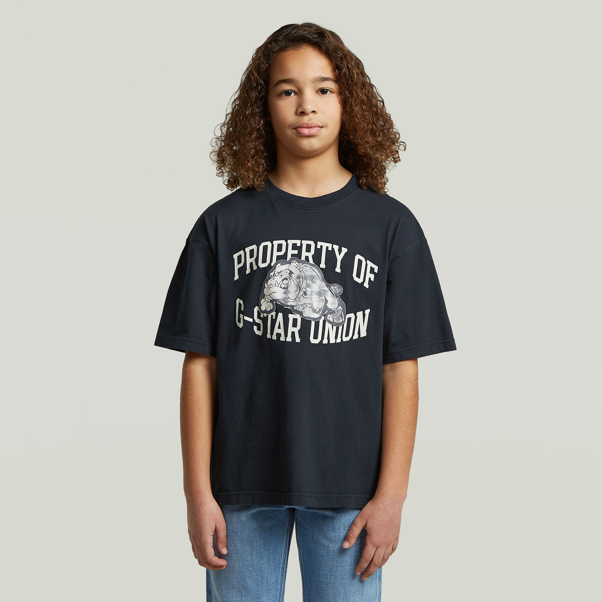 Boys Oversized T-Shirt - Dunkelblau - jungen