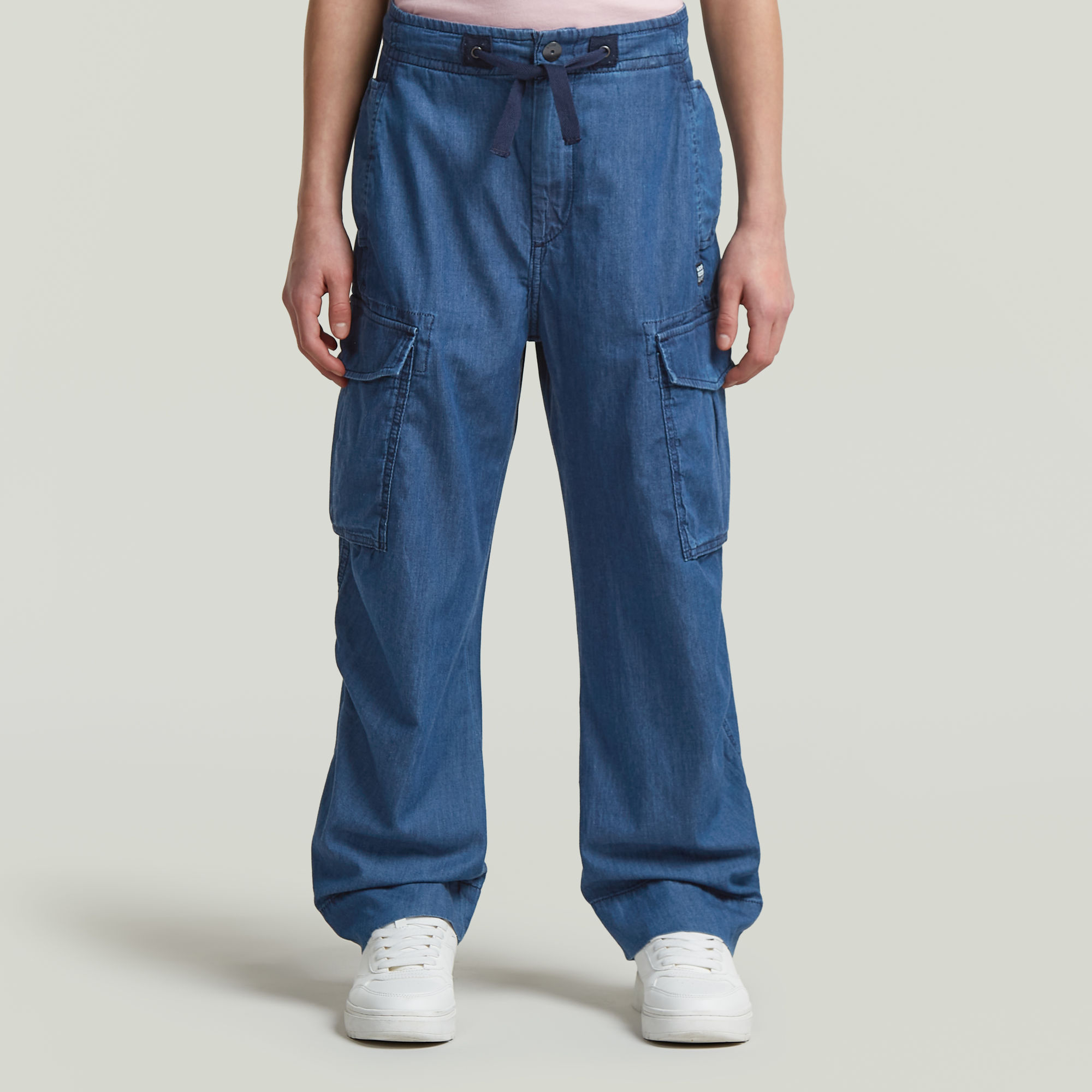 Girls Summer Snow Cargohose - Mittelblau - mädchen