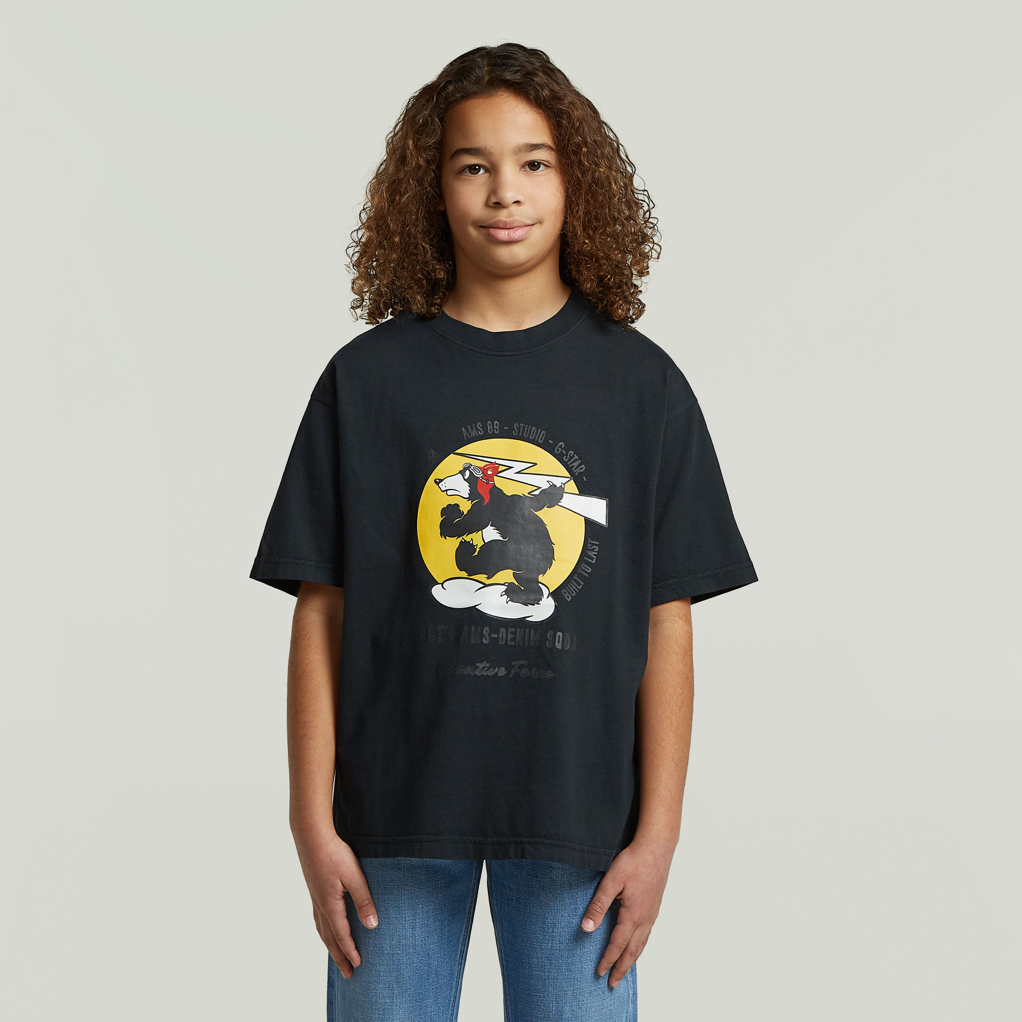 Boys Oversized T-Shirt - Dunkelblau - jungen