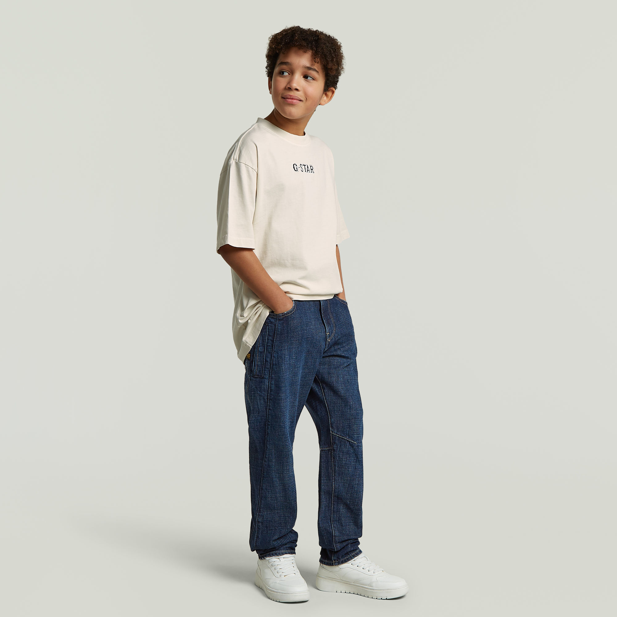 Thumbnail - Boys Contor Slim Jeans - Dunkelblau - jungen