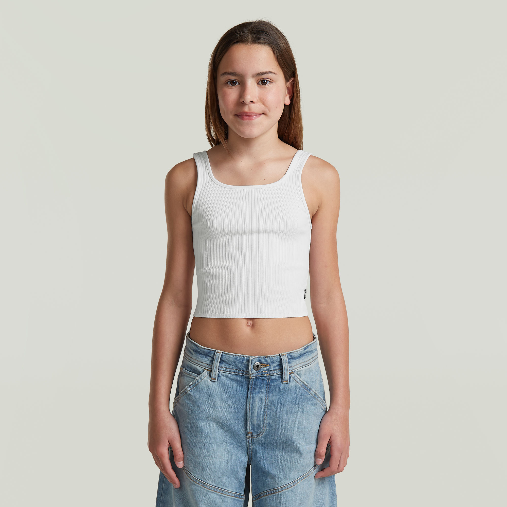

Girls Nordic Top Sleeveless - Weiß - mädchen