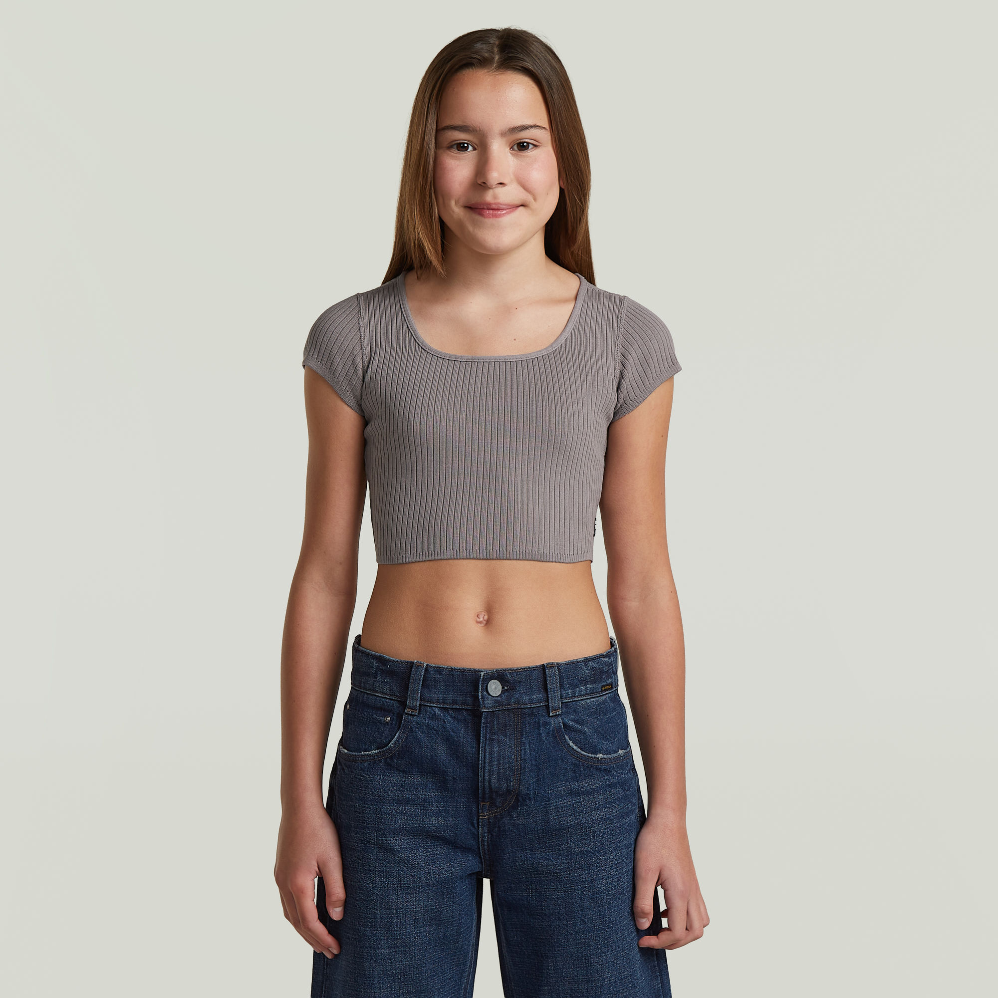 Girls South Tee - Grau - mädchen