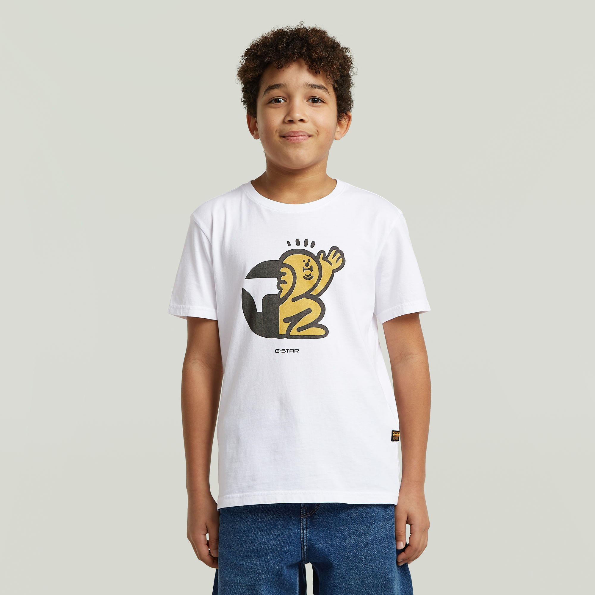 Boys Base T-Shirt - Weiß - jungen