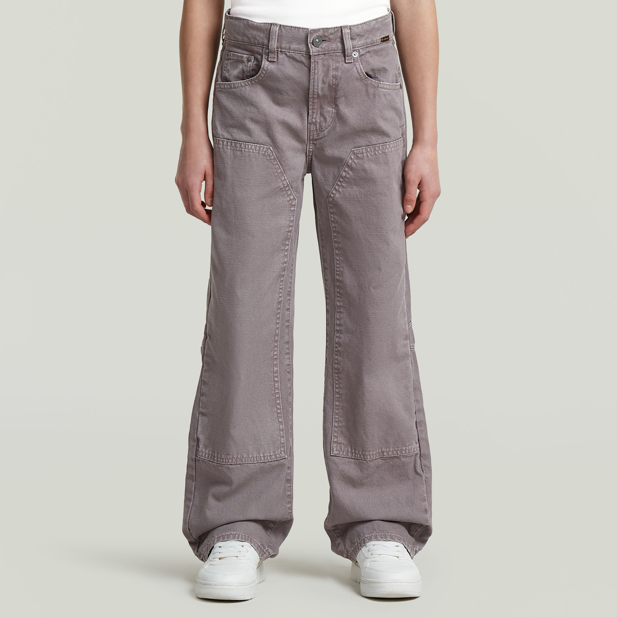 Girls Bowey 3D Carpenter Loose Hose - Grau - mädchen