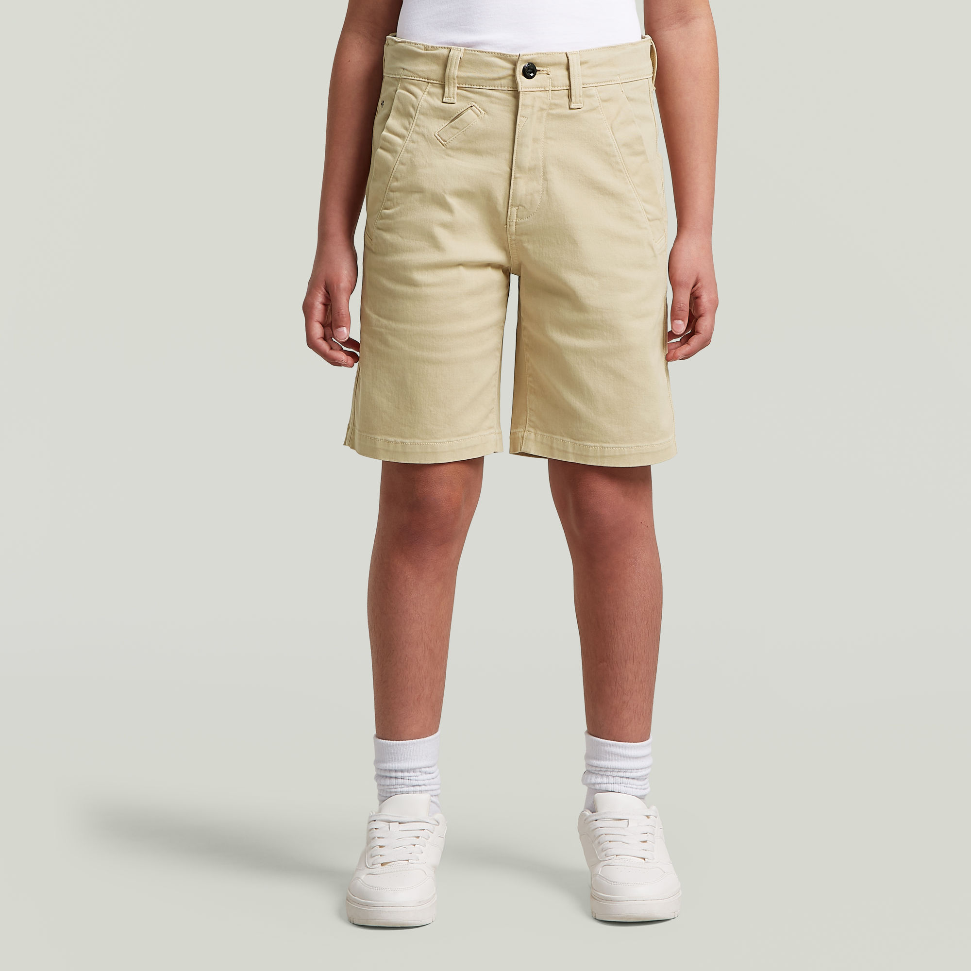 Boys Bronson 3.0 Chino Shorts - Beige - jungen