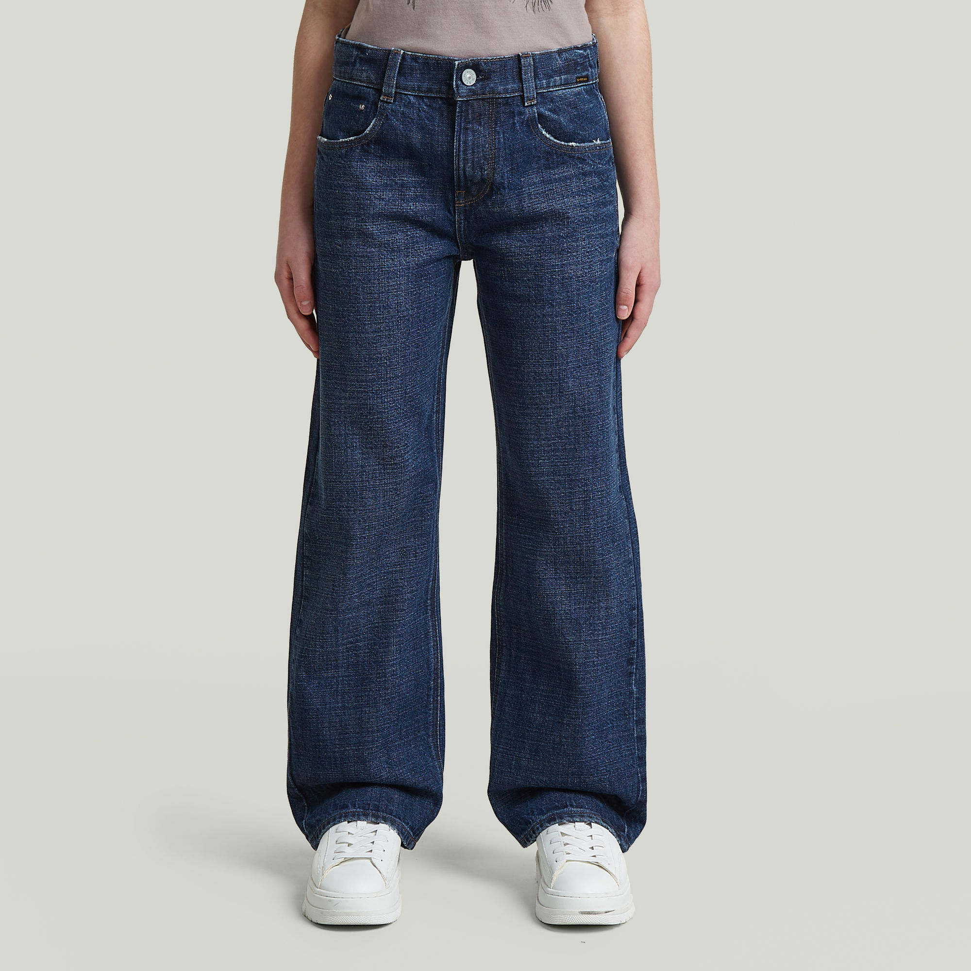 Girls Judee Loose Jeans - Mittelblau - mädchen