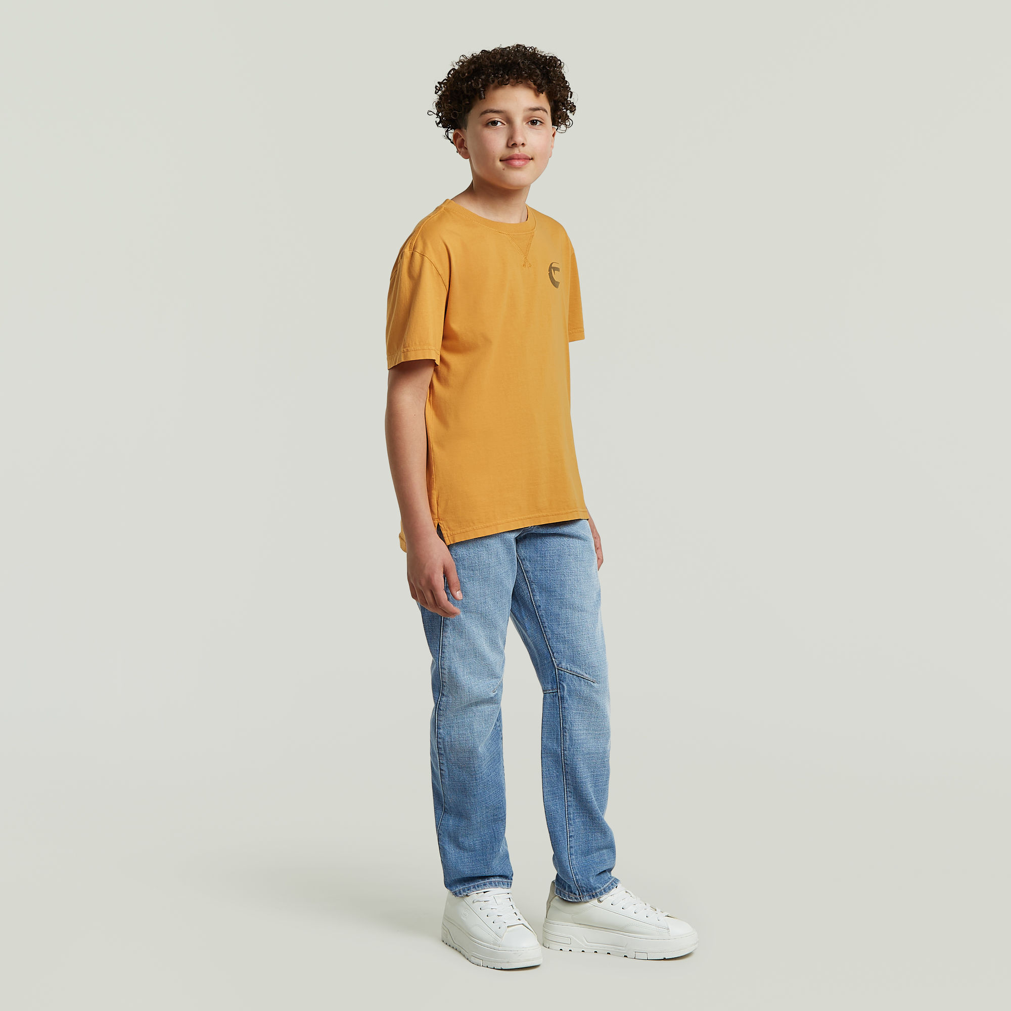 Thumbnail - Boys Nifous T-Shirt - Gelb - jungen