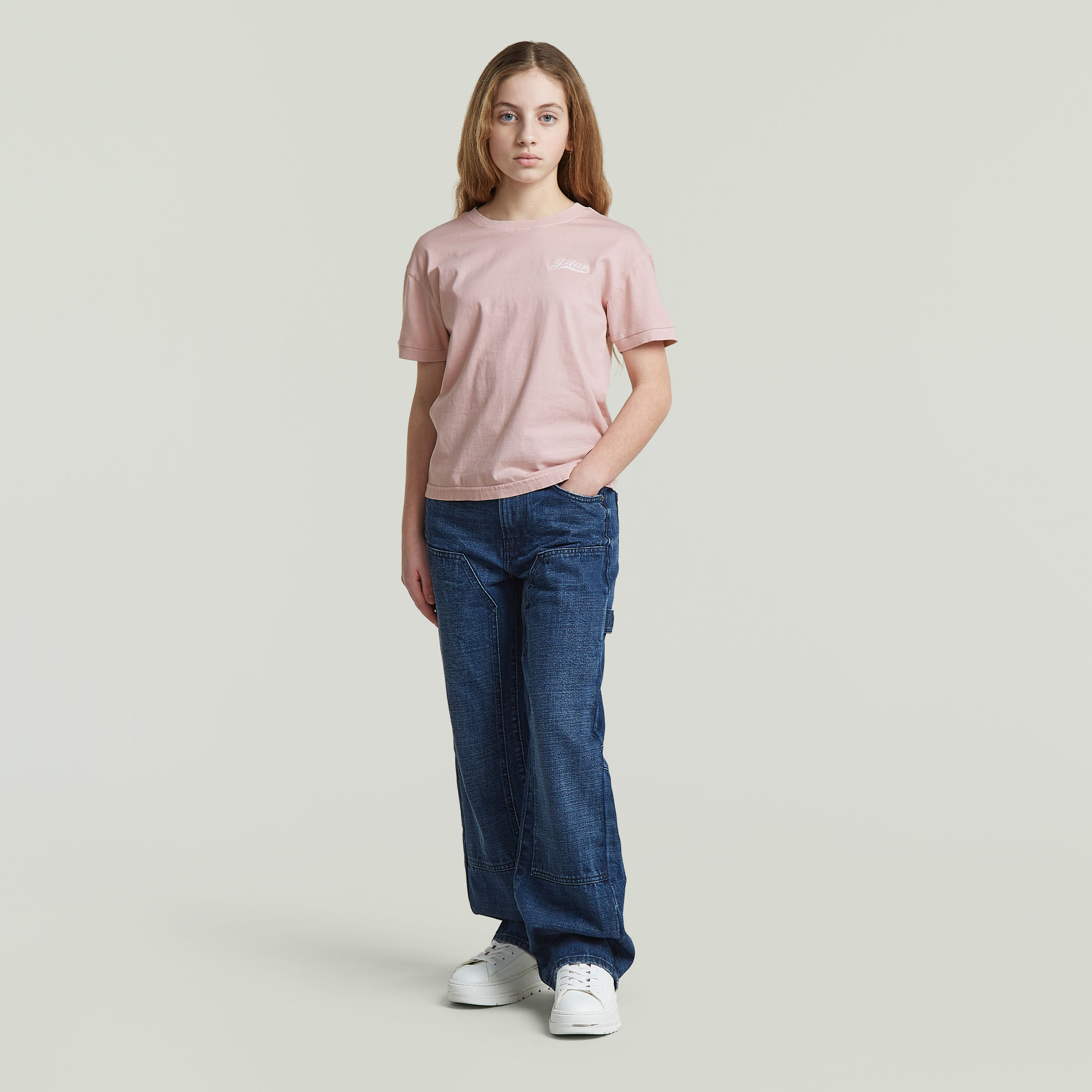 Thumbnail - Girls Badge Top T-Shirt - Pink - mädchen