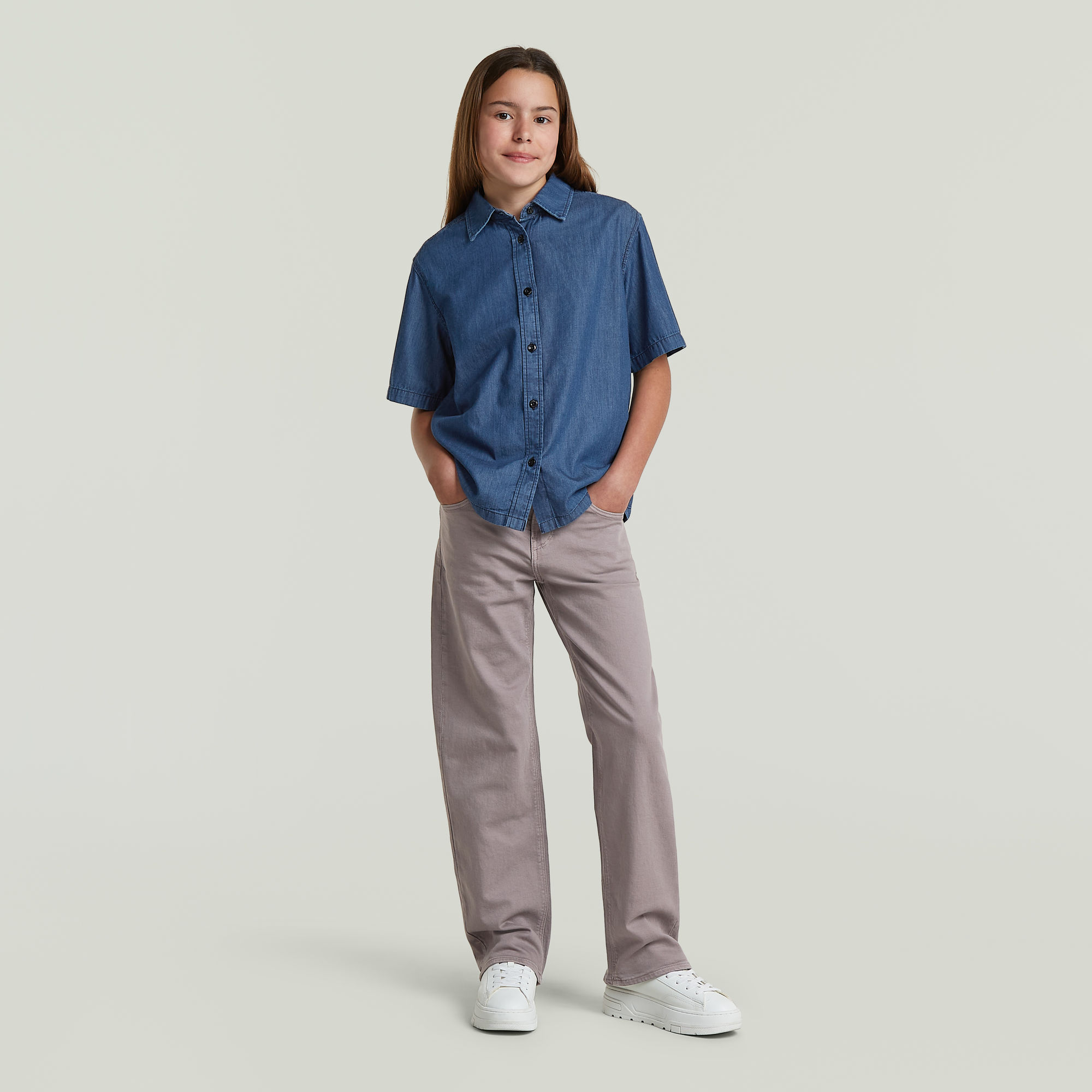 Thumbnail - Girls Judee Loose Hose - Grau - mädchen