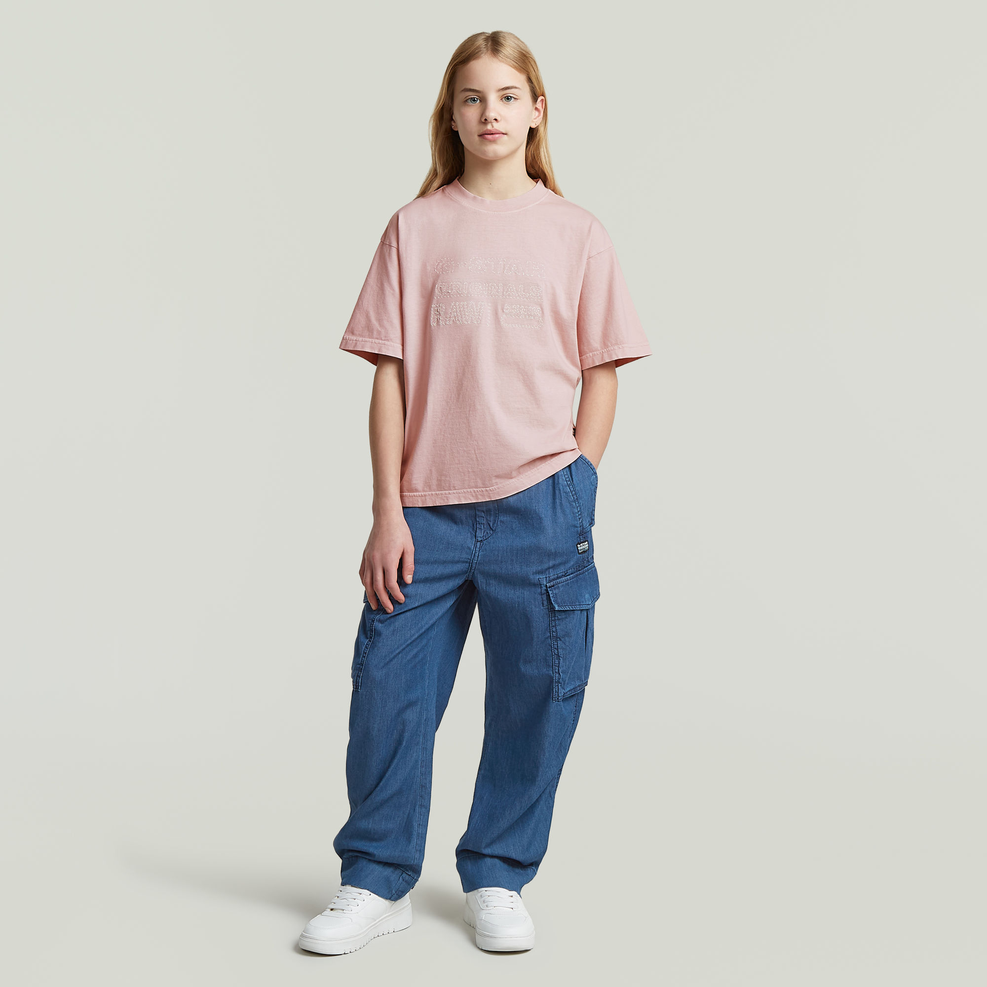 Thumbnail - Girls Oversized T-Shirt - Pink - mädchen