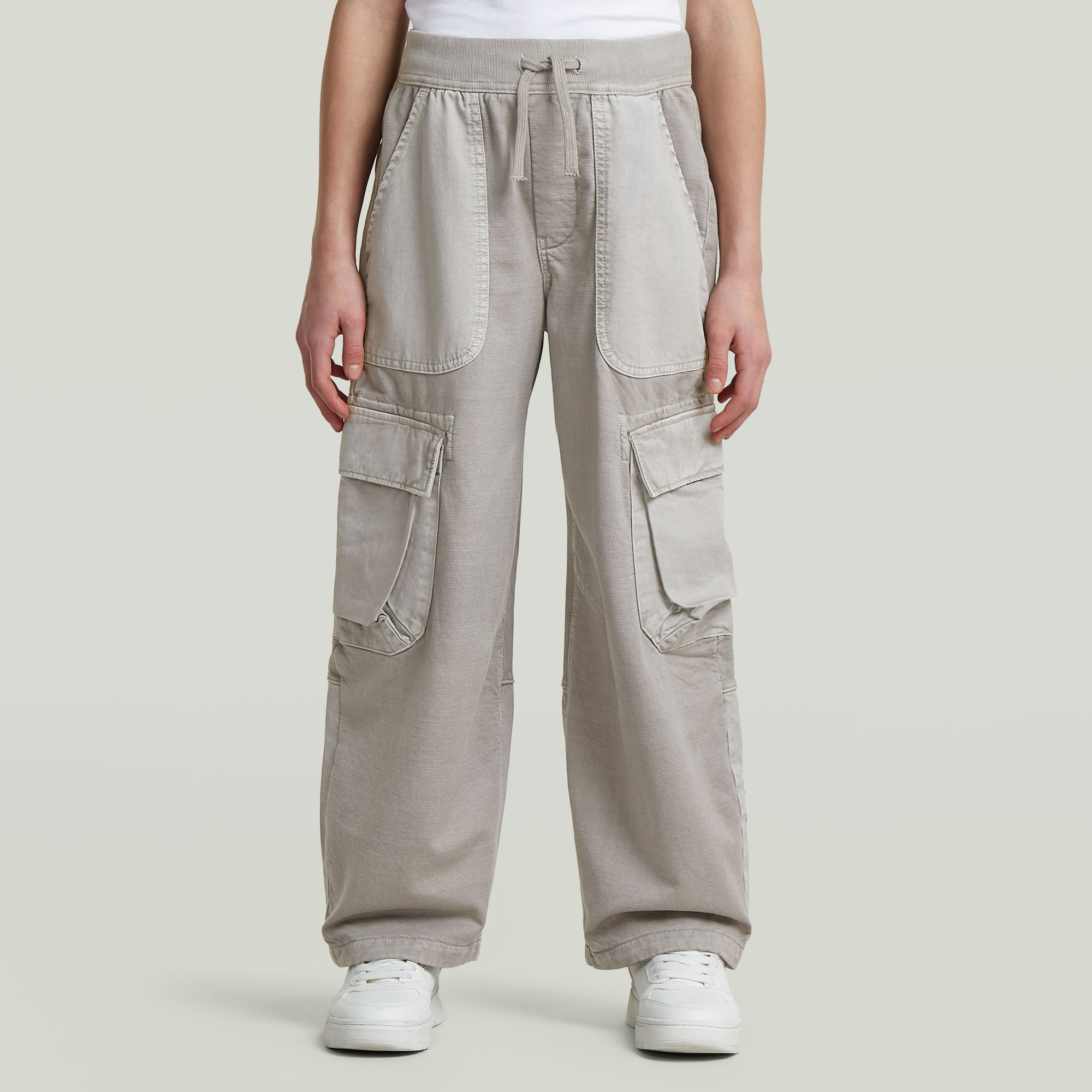 Girls Balloon Cargo Pants 2.0 PM - Grau - mädchen