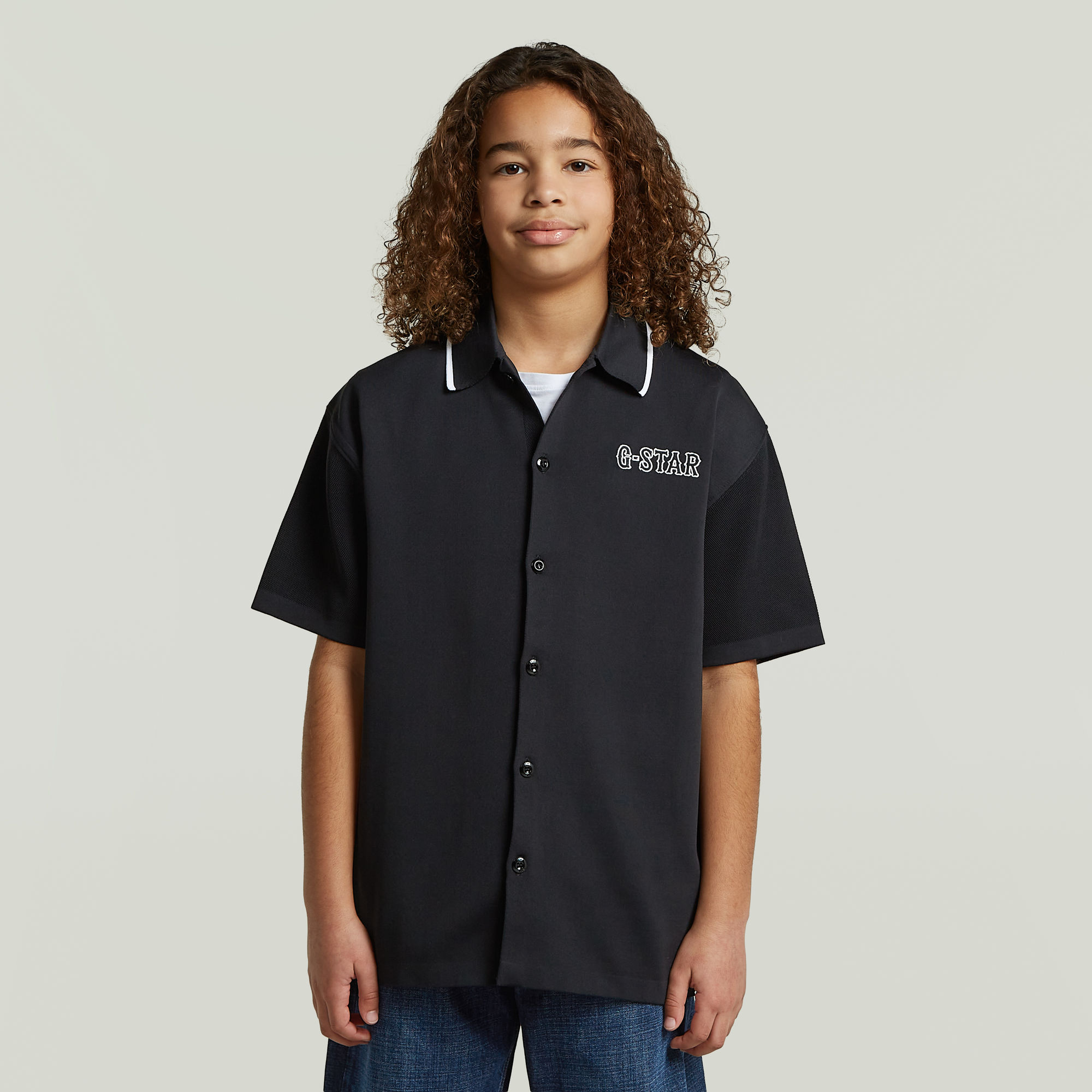 Boys Hemd - Schwarz - jungen