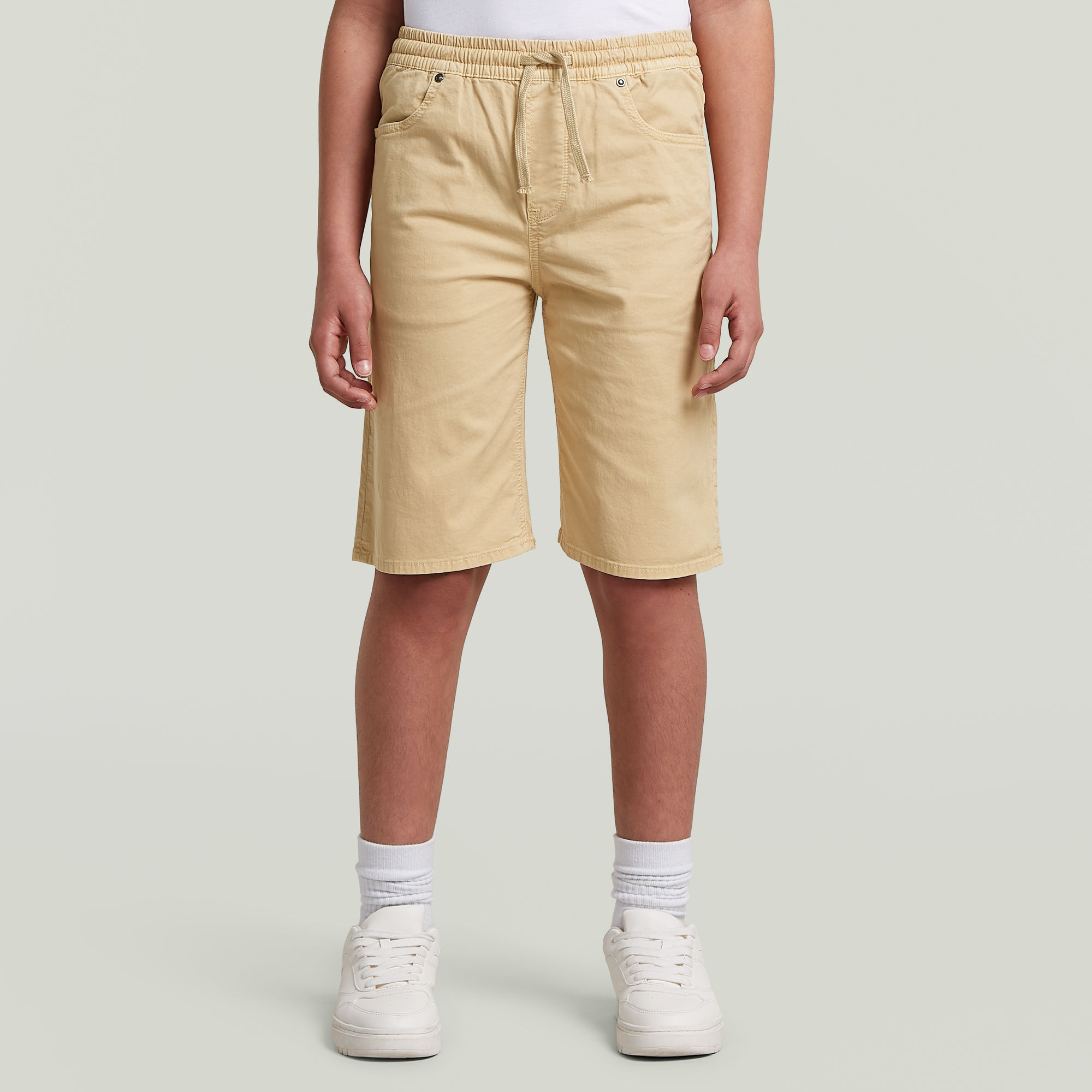 Boys Dakota Pull On Shorts - Beige - jungen
