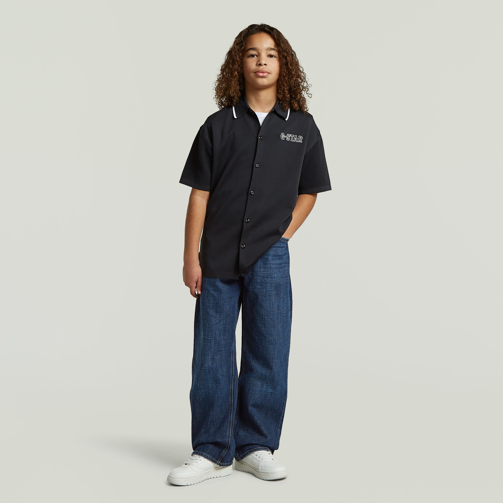 Thumbnail - Boys Hemd - Schwarz - jungen