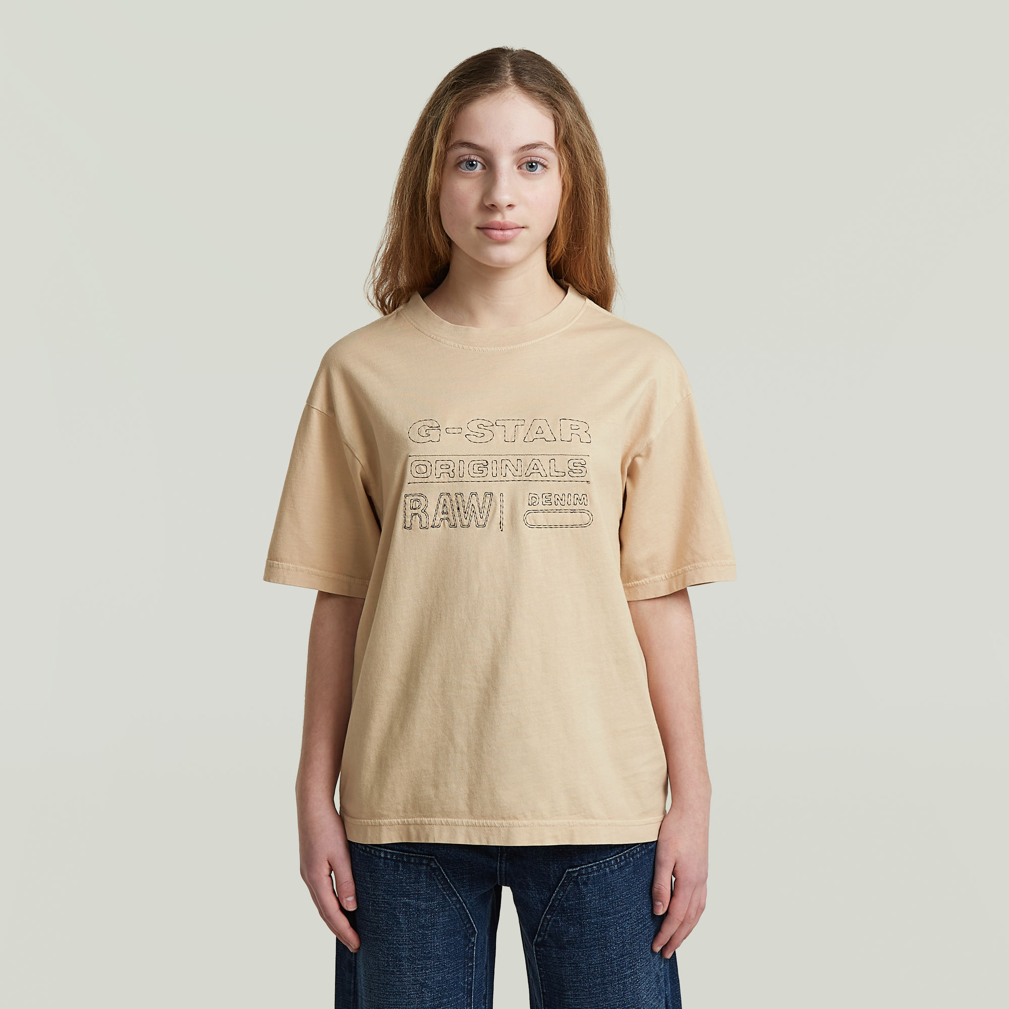 

Girls Oversized - Beige - mädchen