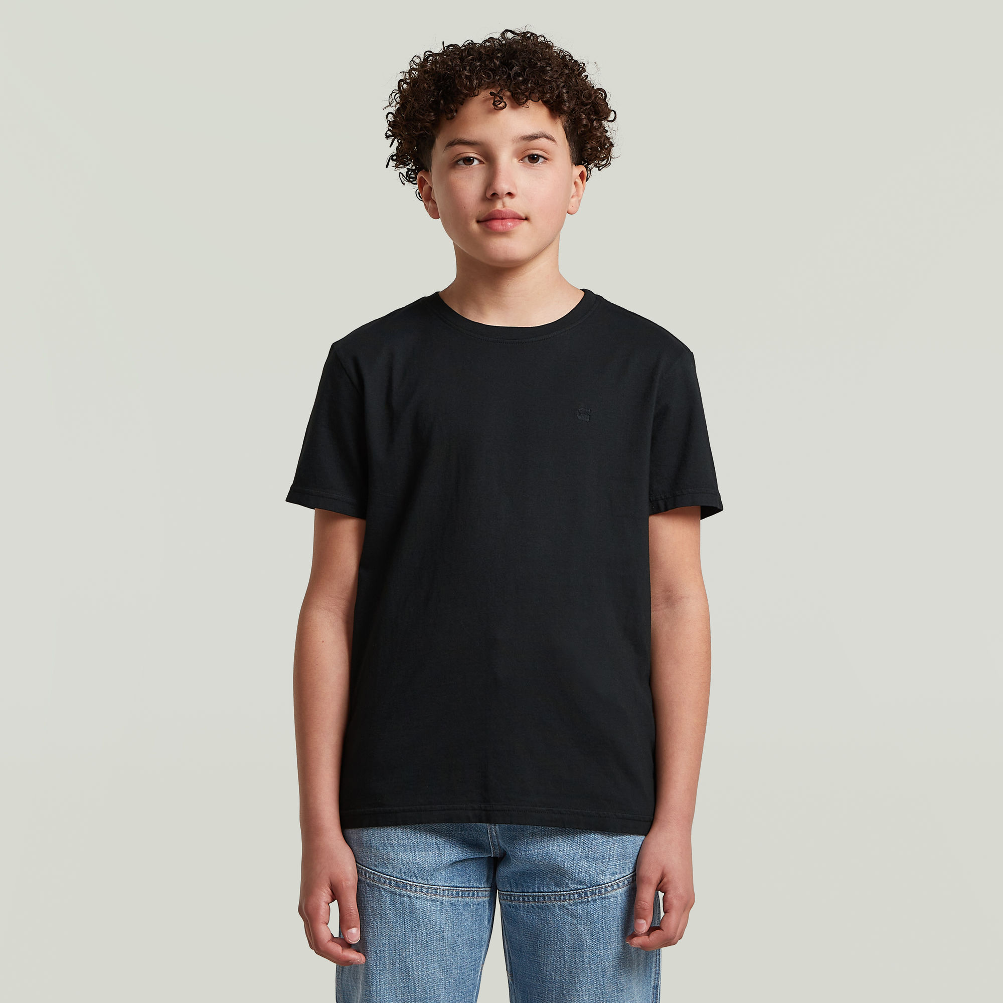 Boys Base T-Shirt - Schwarz - jungen