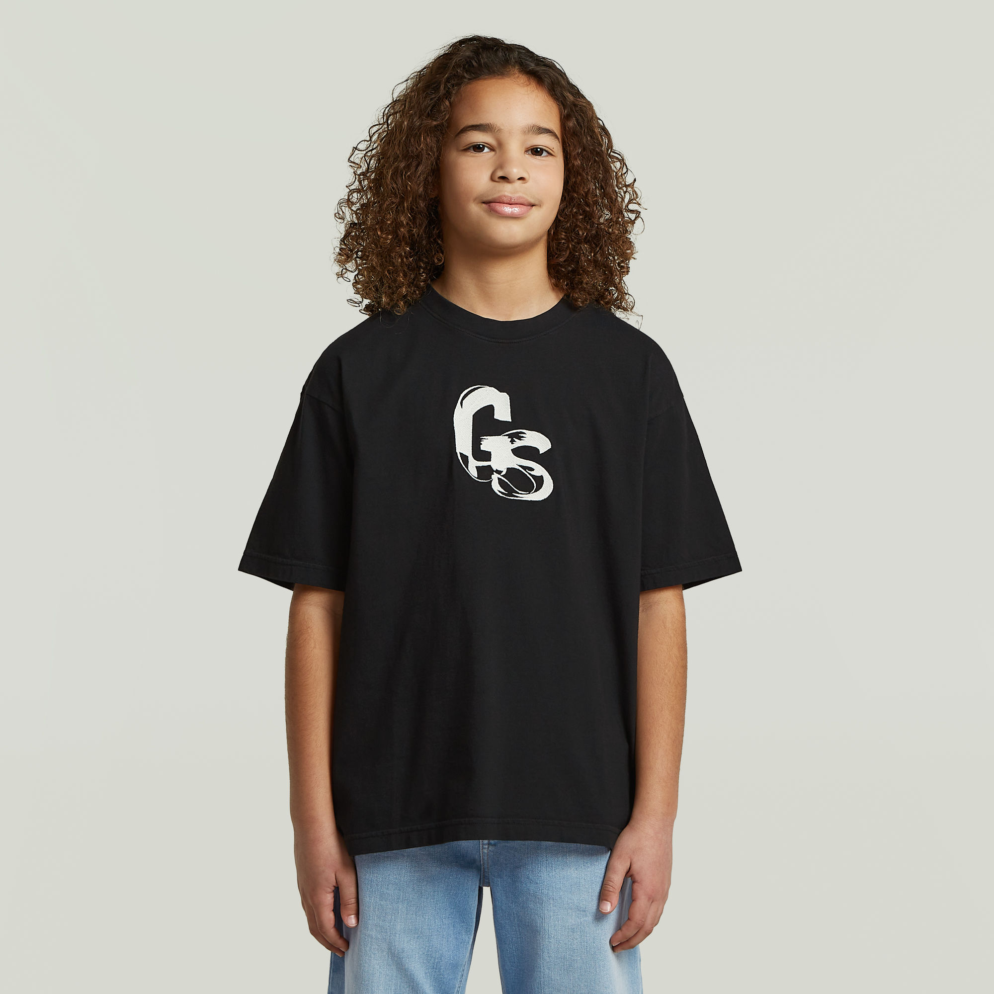 Boys Oversized T-Shirt - Schwarz - jungen