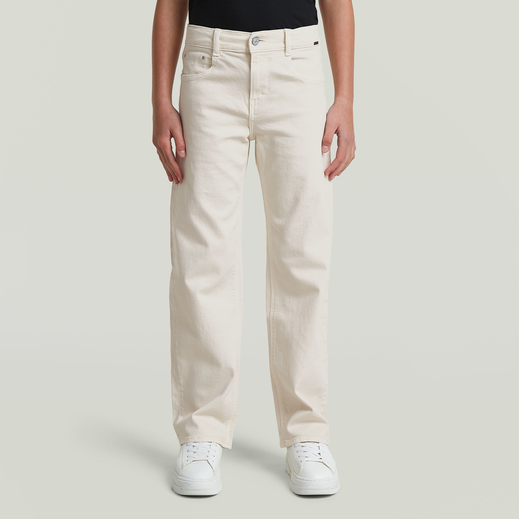 Girls Judee Loose Worker Pants - Beige - mädchen