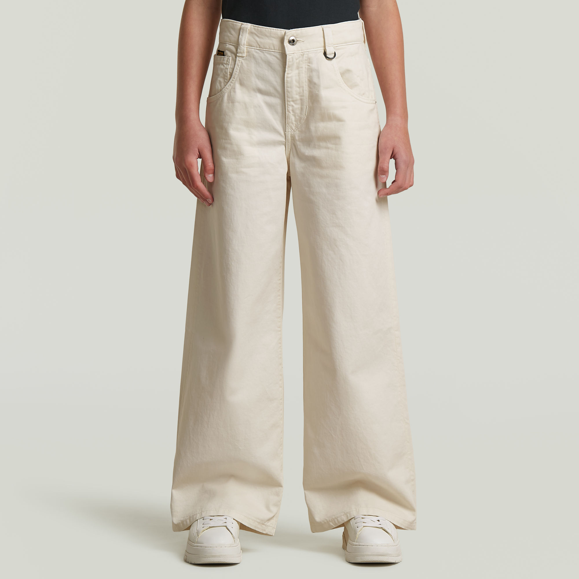 Girls Skater High Loose Hose - Beige - mädchen