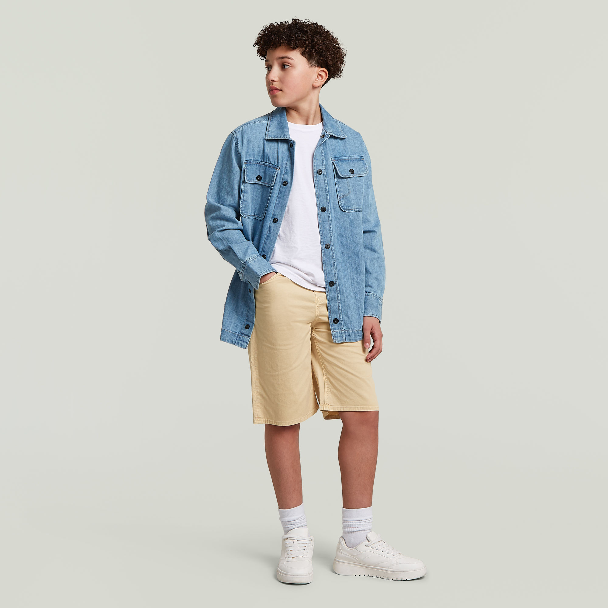 Thumbnail - Boys Dakota Pull On Shorts - Beige - jungen
