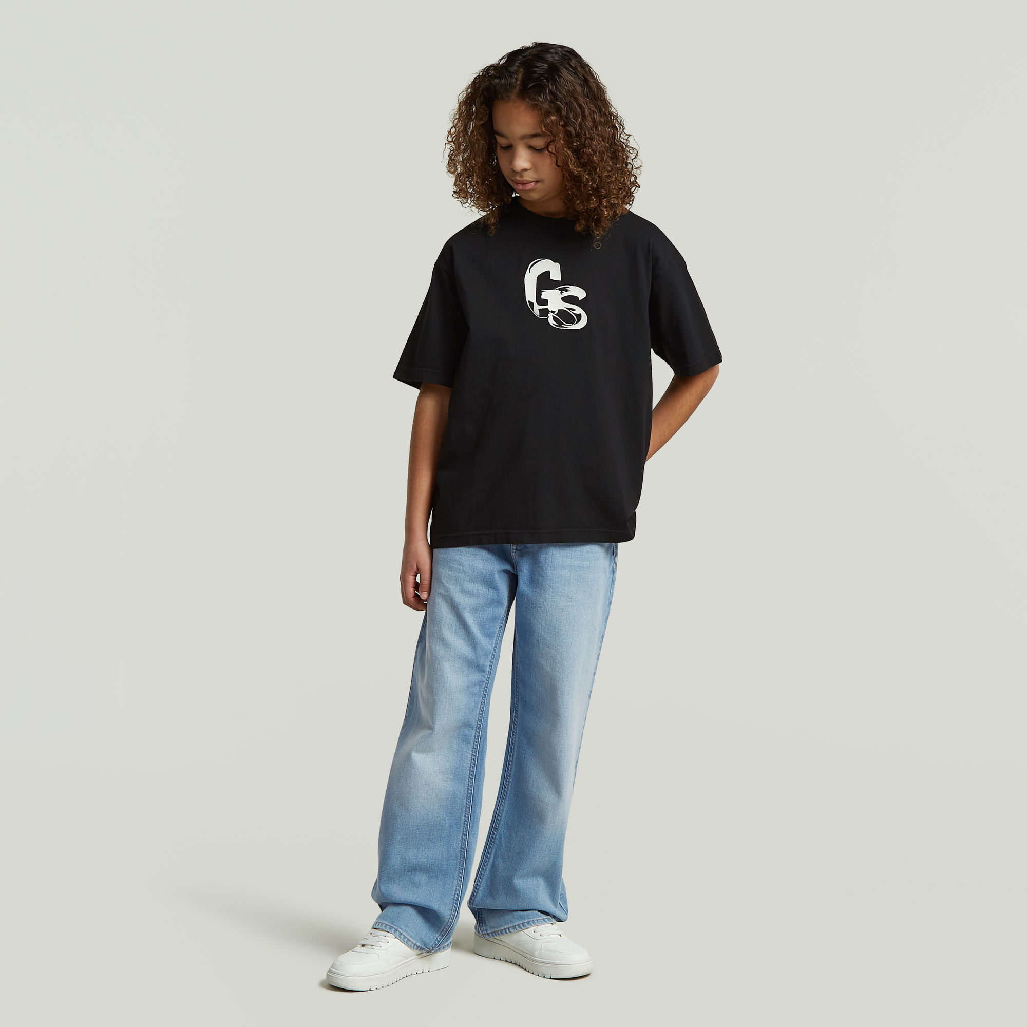 Thumbnail - Boys Oversized T-Shirt - Schwarz - jungen