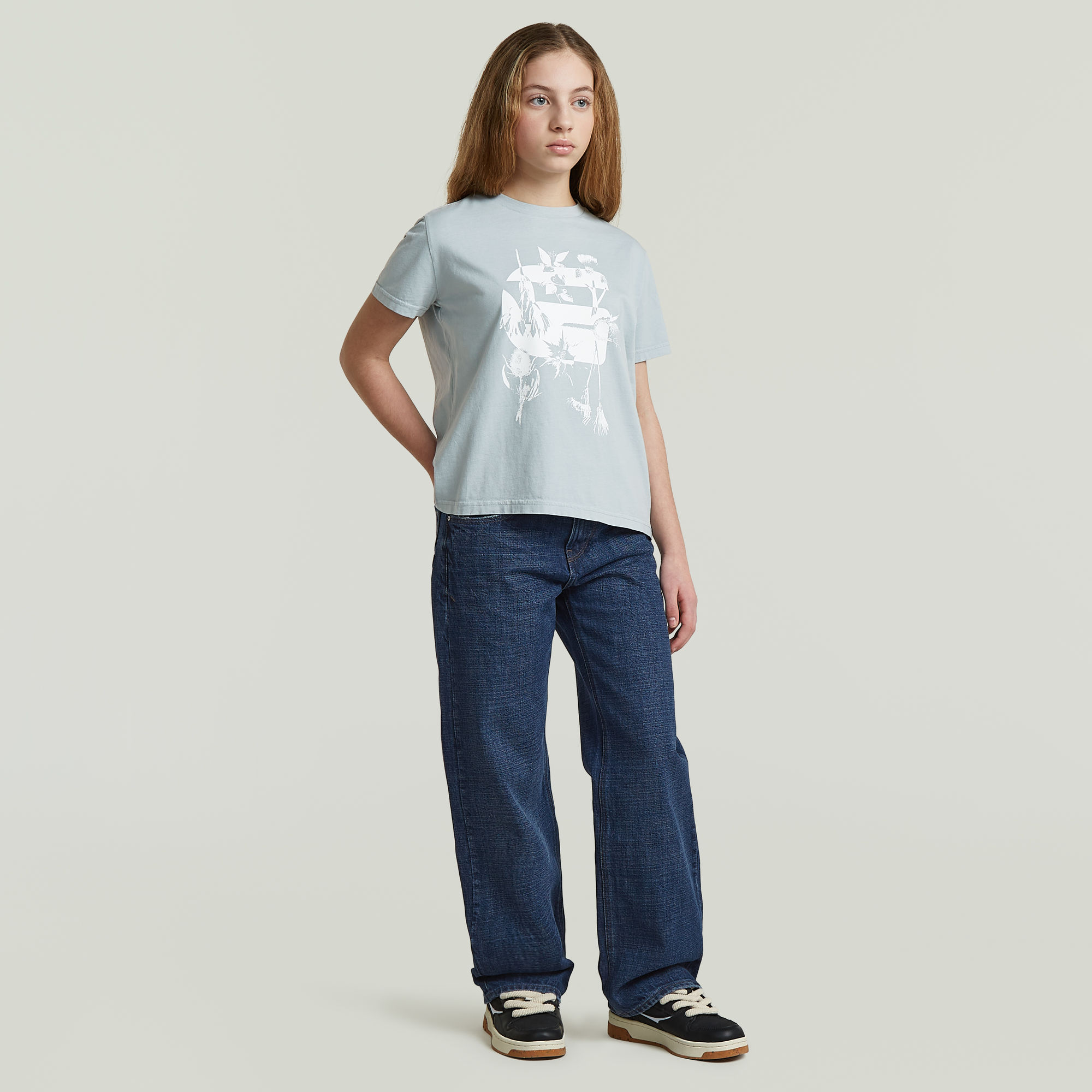 Thumbnail - Girls Miller T-Shirt - Hellblau - mädchen