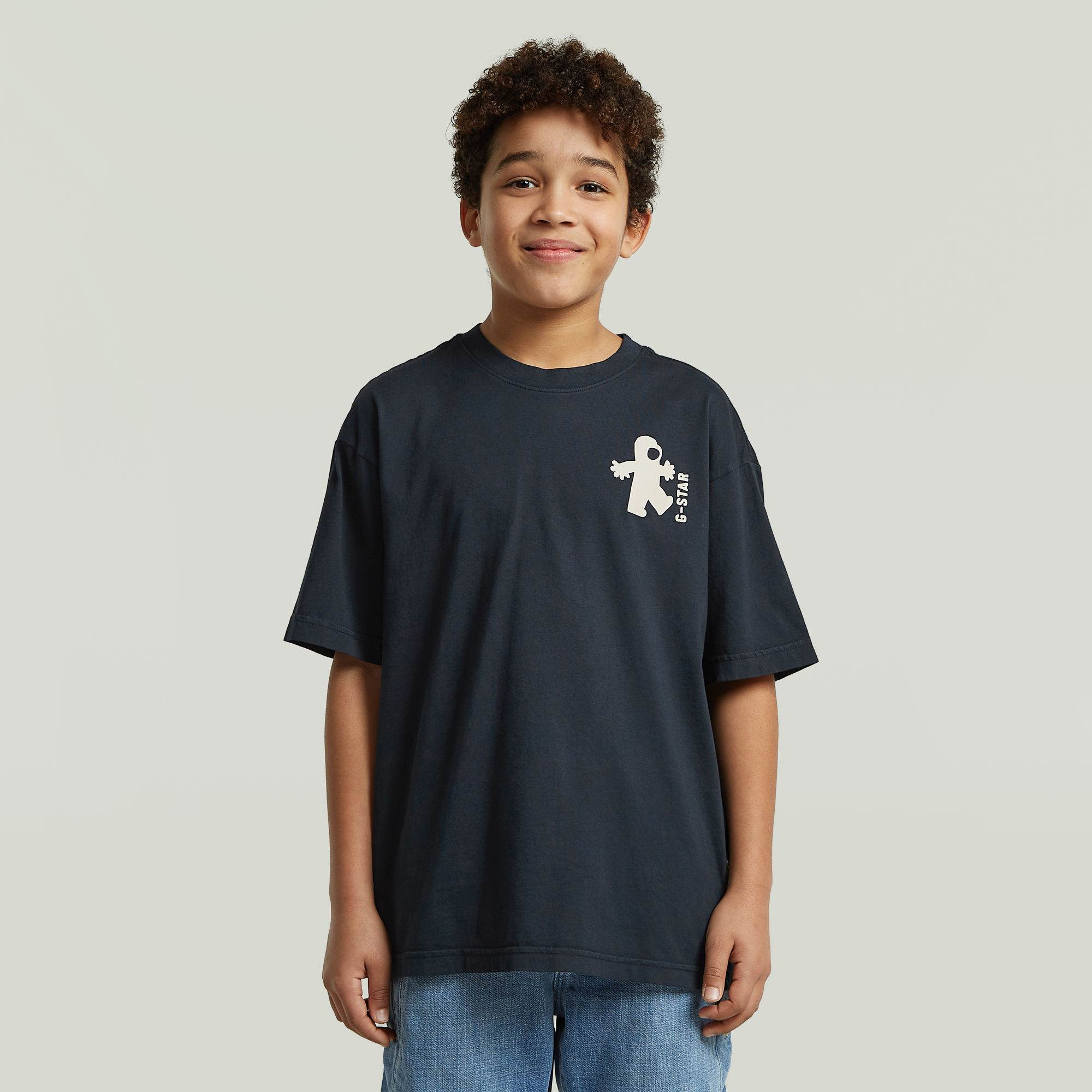 Boys Oversized T-Shirt - Dunkelblau - jungen